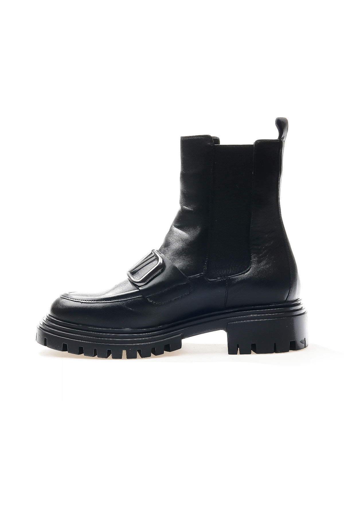 Kadın Hakiki Deri Toka Detaylı Loafer Günlük Bot (36-40) 24k 2253802k Z Siyah - Görsel 3