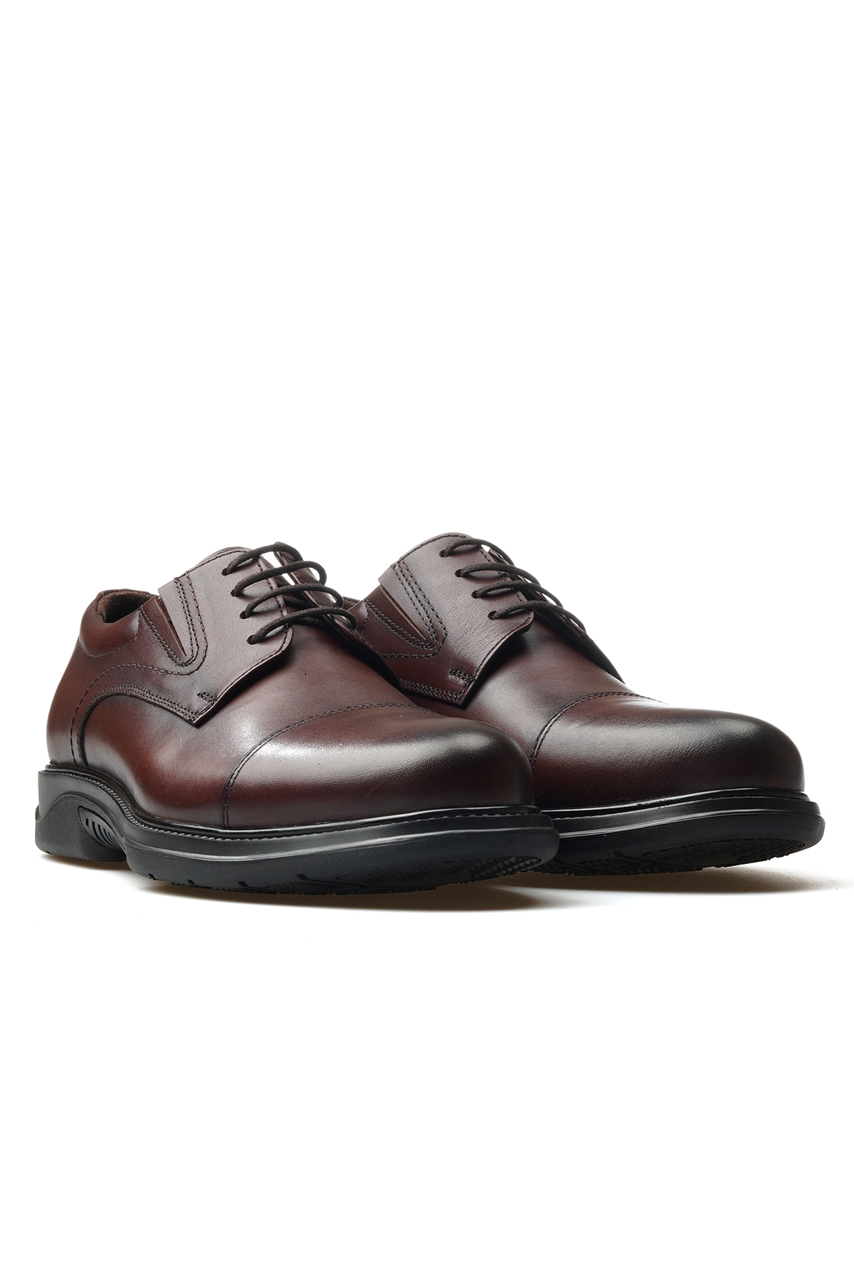Erkek Hakiki Deri Klasik Ayakkabı 25y Ykş.2340-2087 M Kahve - Görsel 6