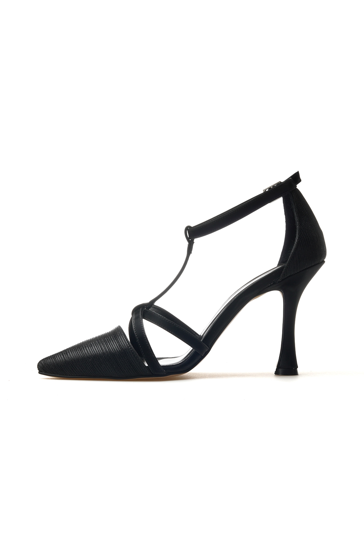 Kadın İnce Topuklu Ayakkabı 25y Ykşk-8334 Z Siyah - Görsel 3