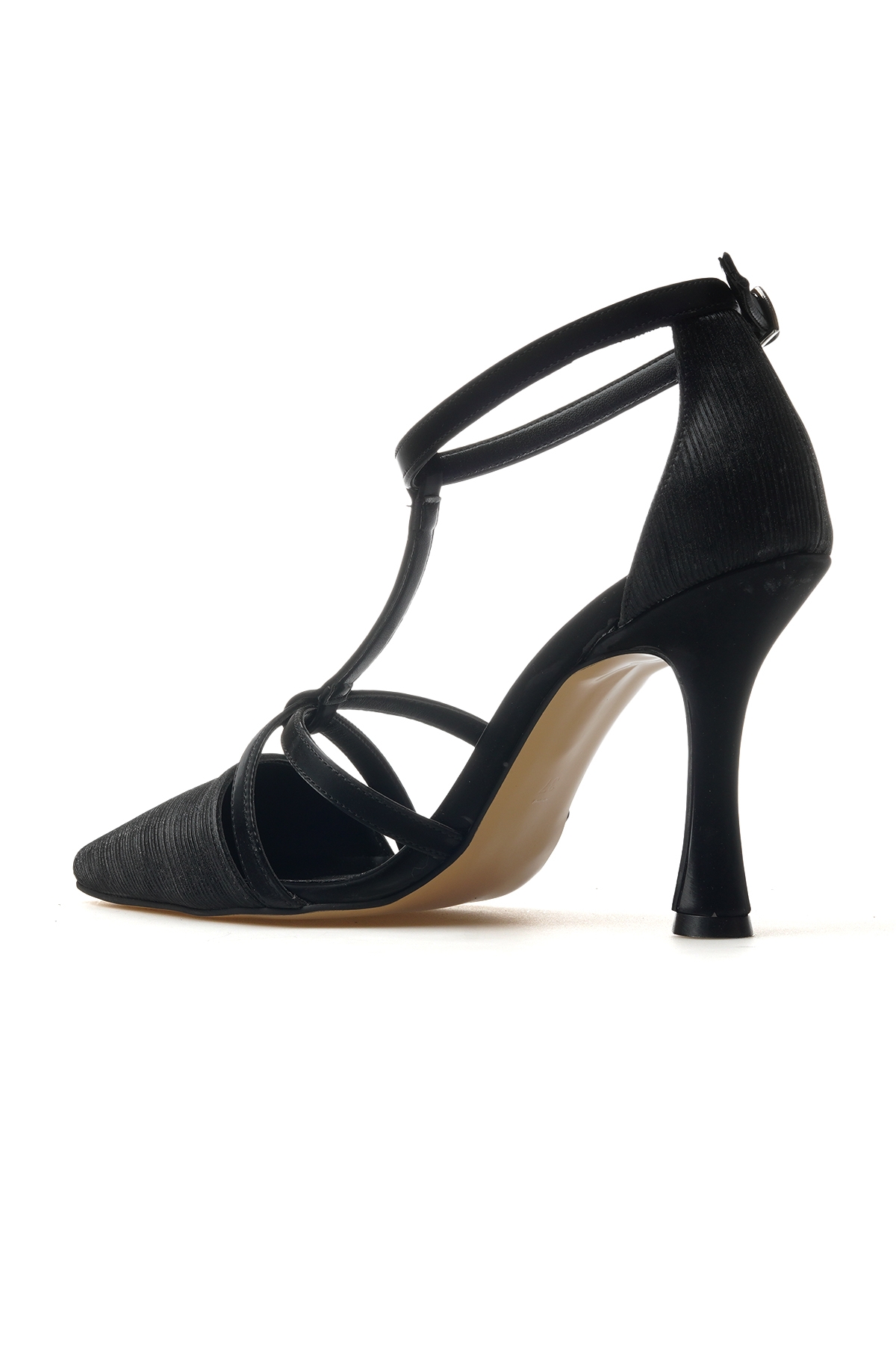 Kadın İnce Topuklu Ayakkabı 25y Ykşk-8334 Z Siyah - Görsel 4