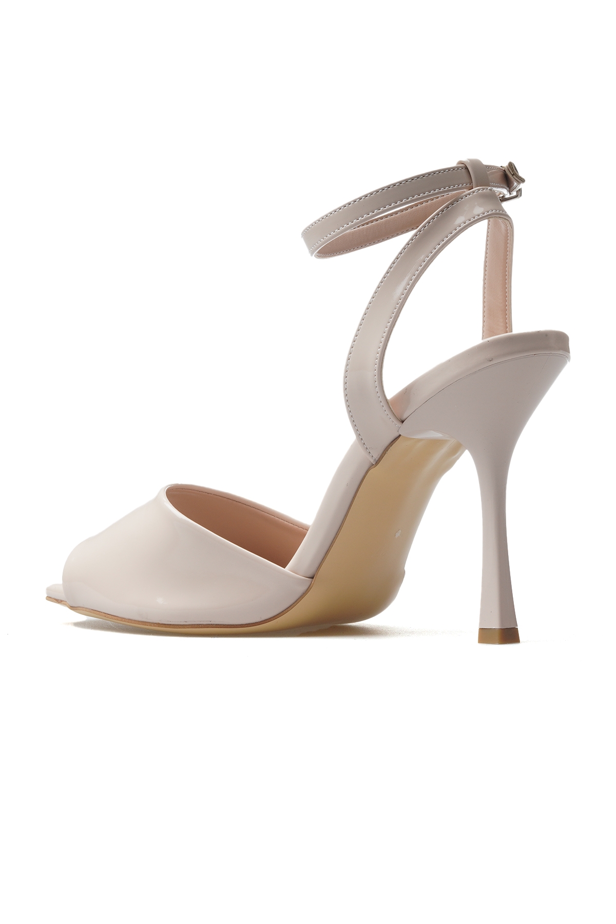 Kadın İnce Topuklu Ayakkabı 25y Ykş.8496 Z Ten Rugan - Görsel 4