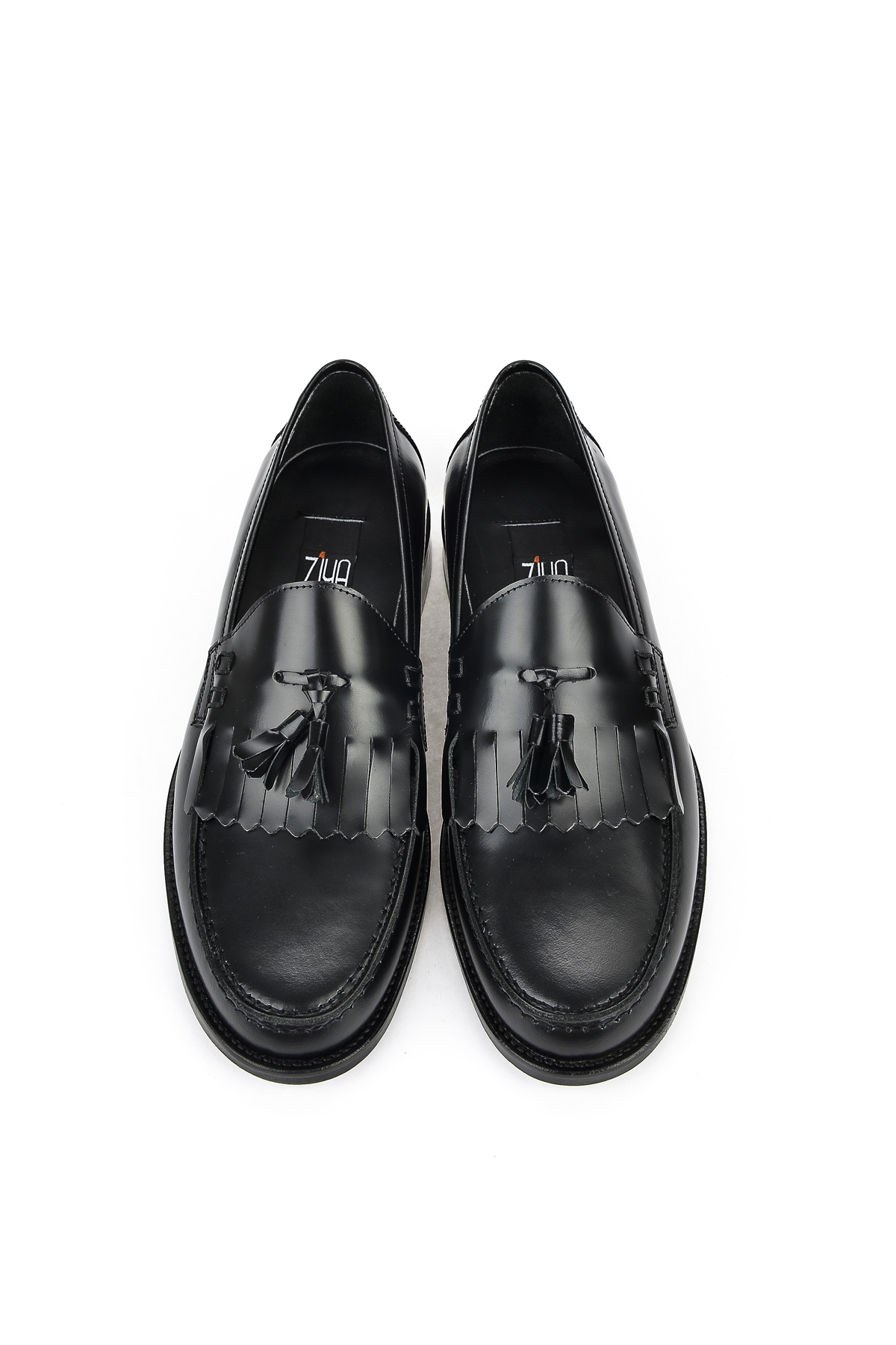 , Erkek Hakiki Deri Ayakkabı 12150 0137 Siyah - Görsel 8