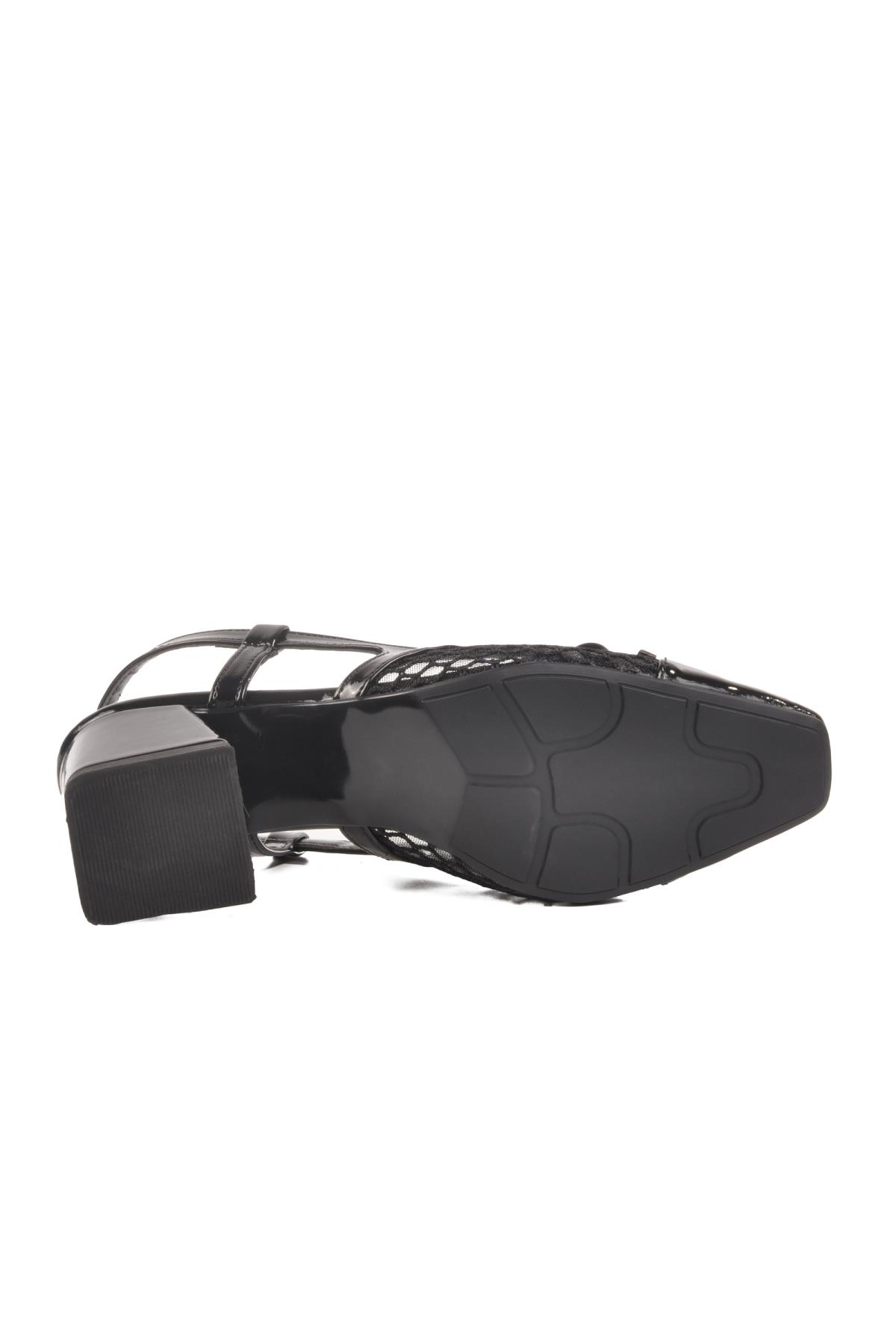 Ayakmod Ayakmod Siyah Rugan Tekstil Kadın Günlük Ayakkabı 250100 Z Abiye Ayakkabı | Flo Siyah - 6. görsel