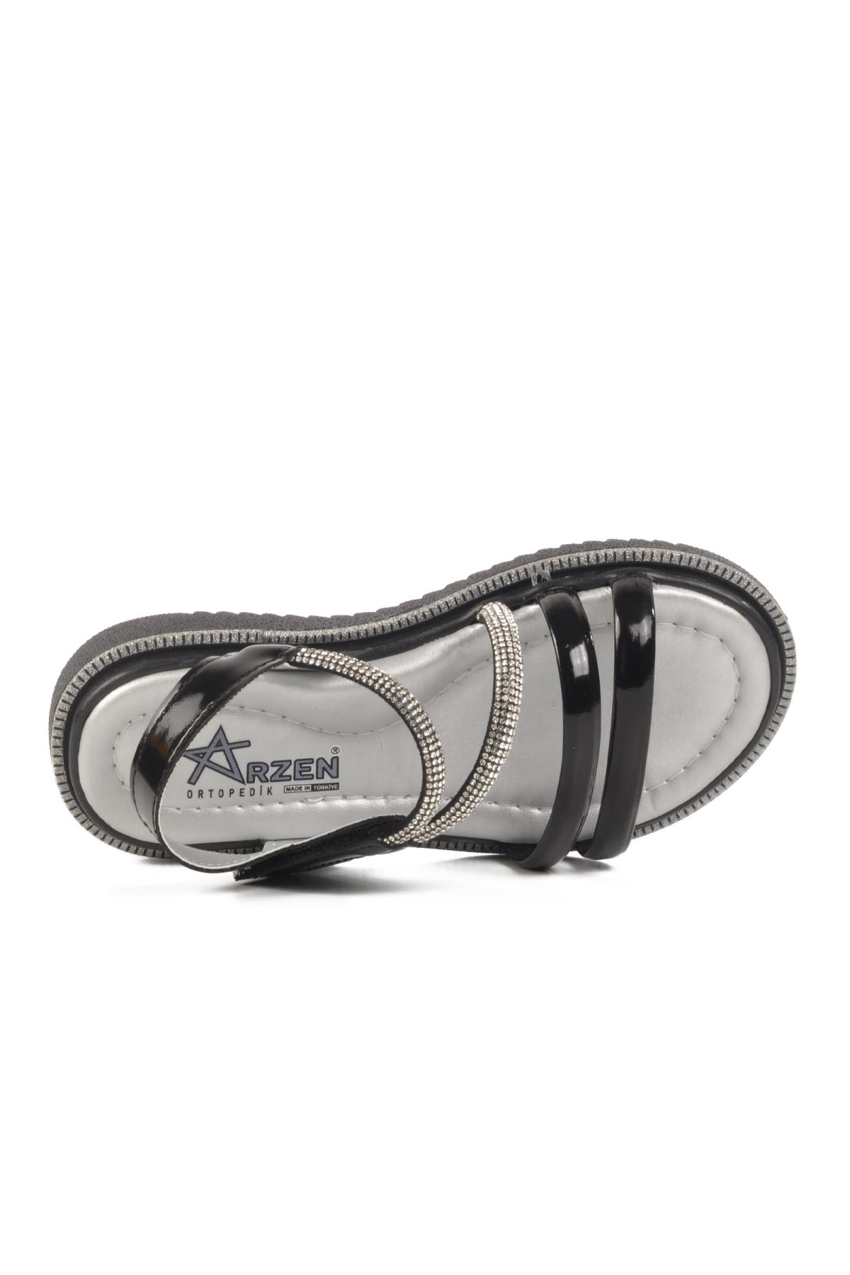 Siyah Rugan Çocuk Günlük Ayakkabı 25T103 P - Görsel 5