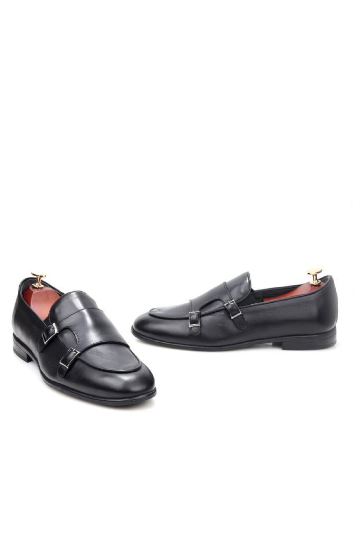 Pisagor Ps-33150 Erkek Çift Tokalı Hakiki Deri Günlük Ayakkabı - Görsel 4