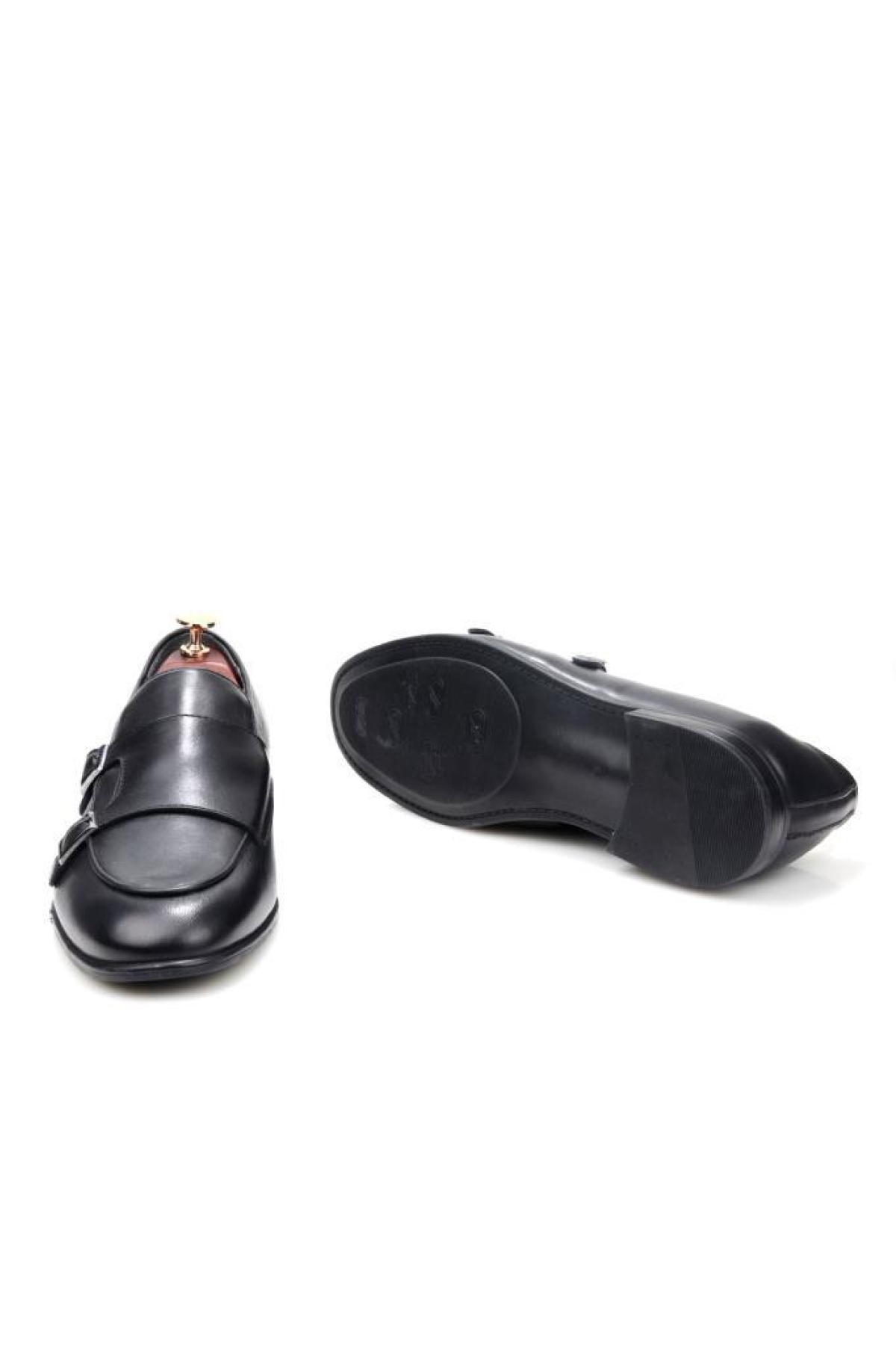 Pisagor Ps-33150 Erkek Çift Tokalı Hakiki Deri Günlük Ayakkabı - Görsel 8