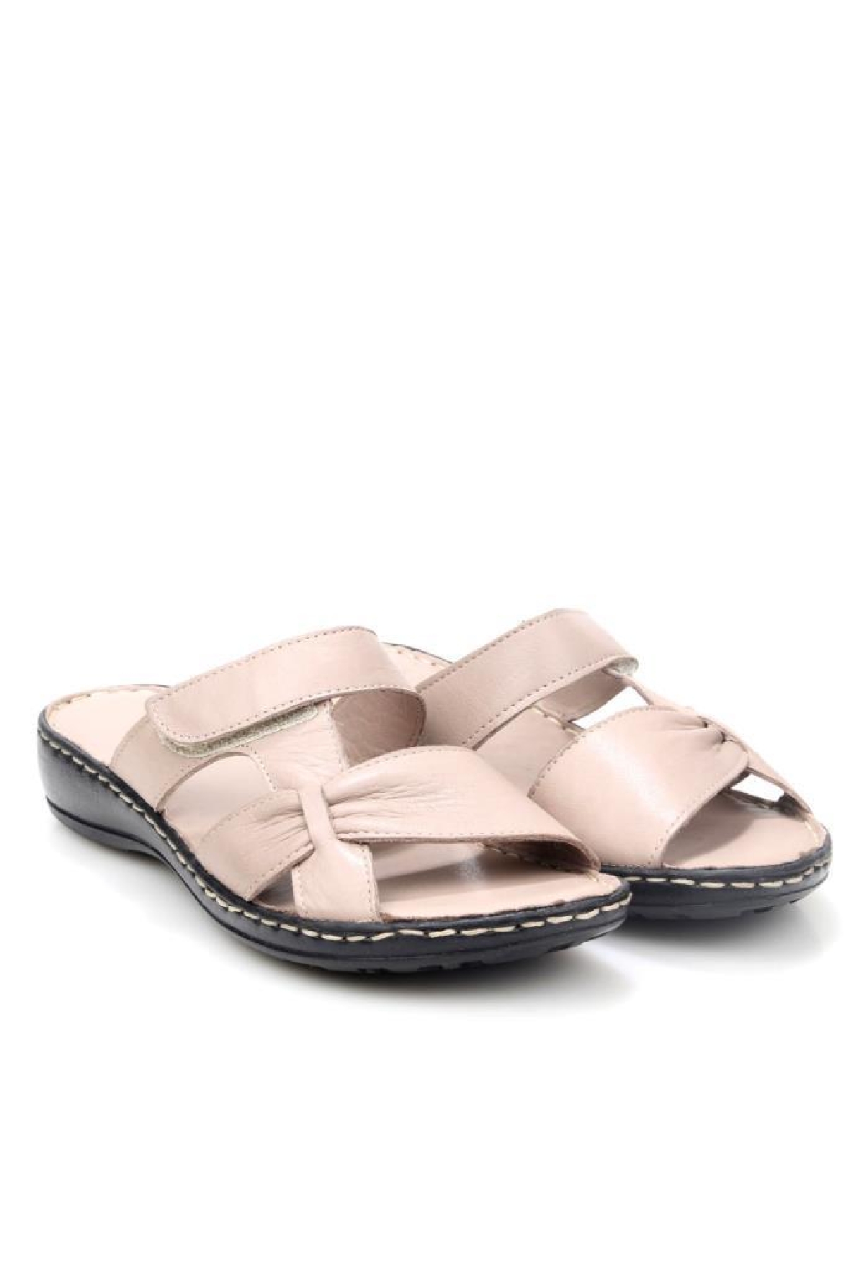 Ldr 03350 Kadın Ortopedik Kadın Deri Terlik - Görsel 3