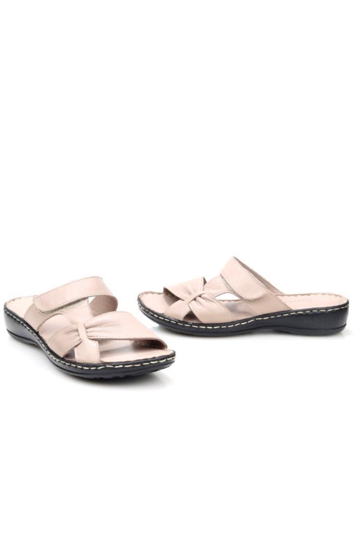Ldr 03350 Kadın Ortopedik Kadın Deri Terlik - Görsel 4