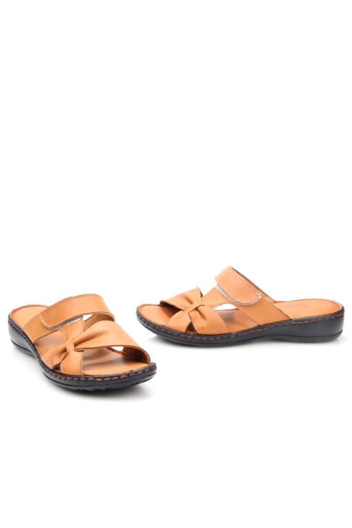 Ldr 03350 Kadın Ortopedik Kadın Deri Terlik - Görsel 4