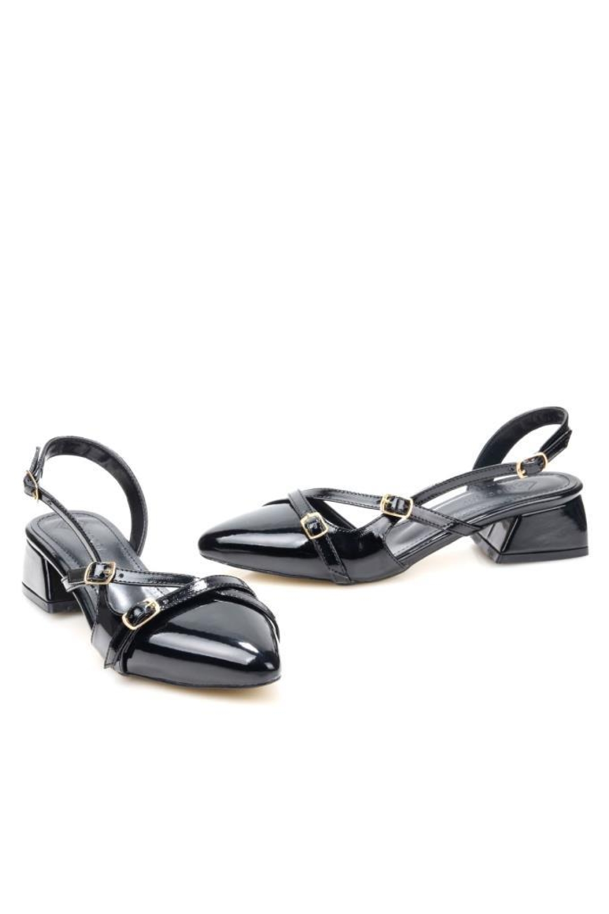 Pisagor Ps-33310 Kadın Klasik 3 Cm Topuklu Ayakkabı - Görsel 4