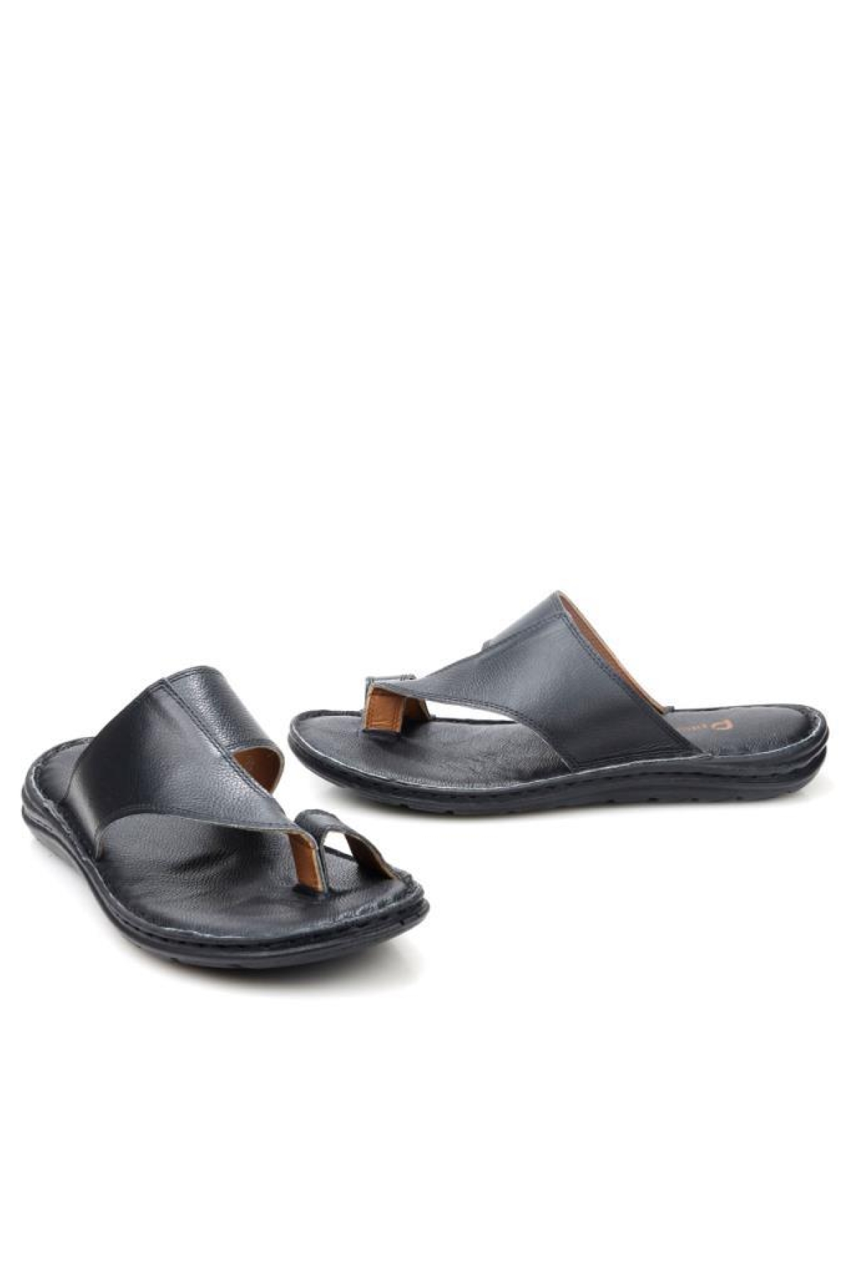 Pisagor PS-33510 Ortopedik Erkek Deri Parmak Arası Terlik - Görsel 4