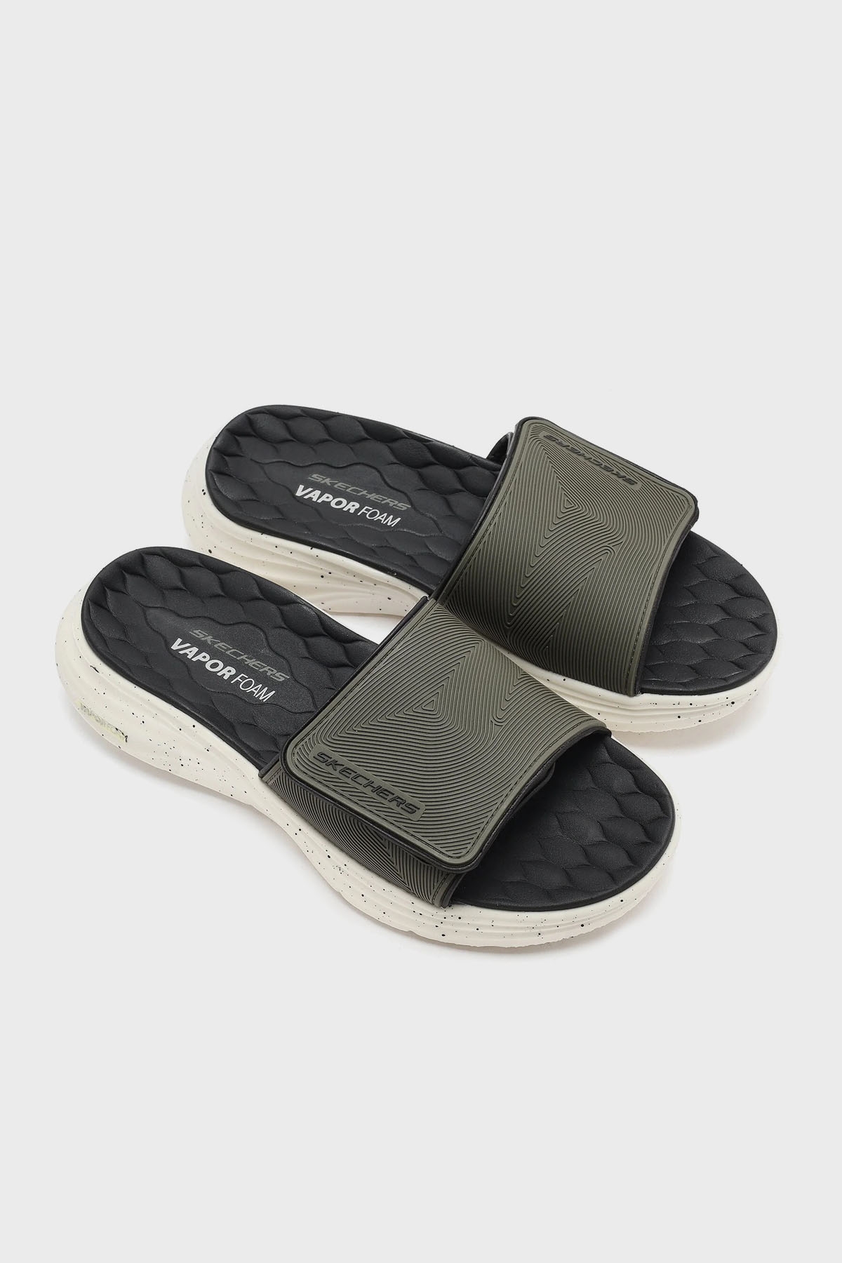 Erkek Terlik 232897 OLBK Zeytin Yeşili-Siyah - Görsel 5