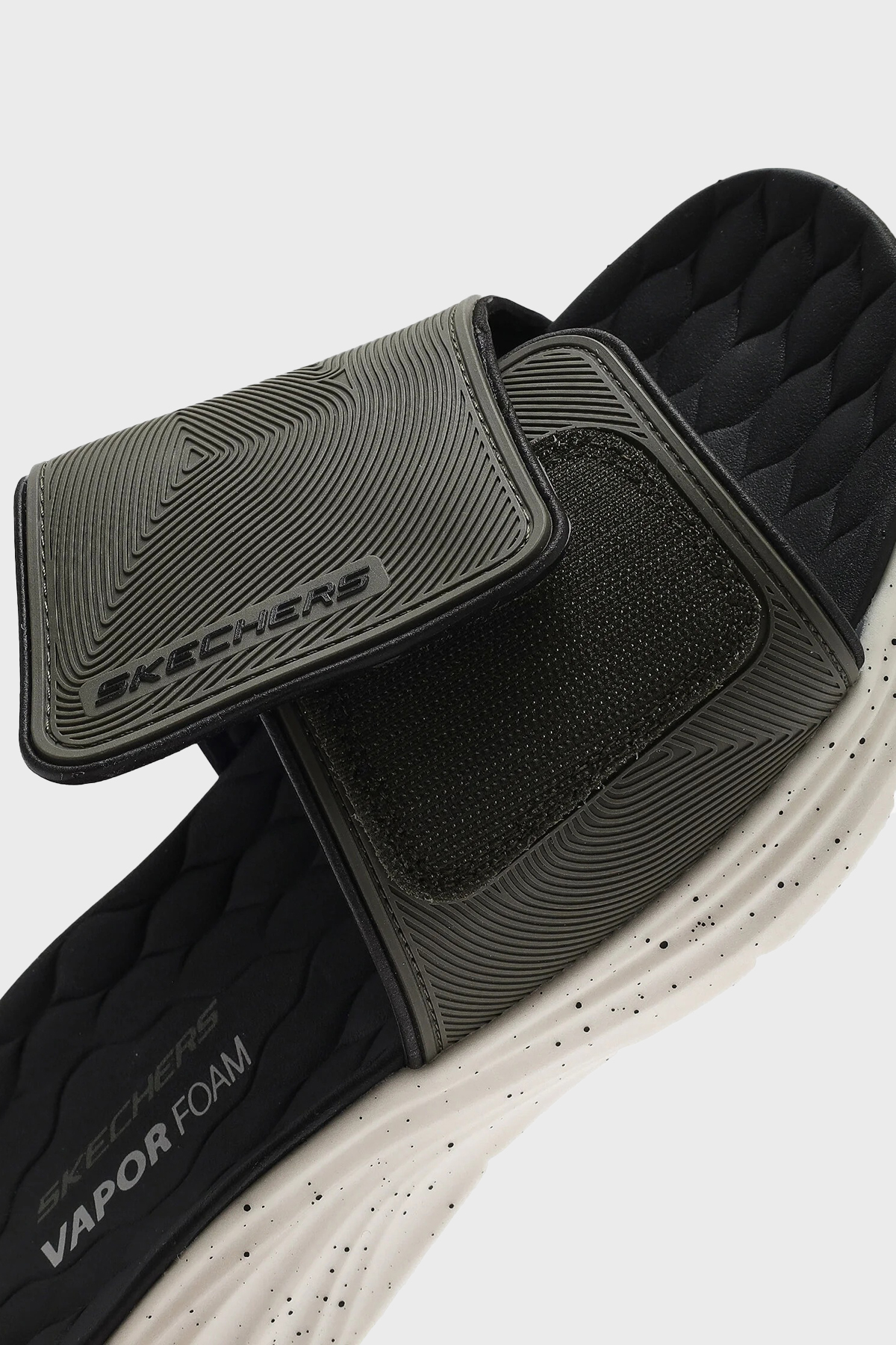 Erkek Terlik 232897 OLBK Zeytin Yeşili-Siyah - Görsel 6