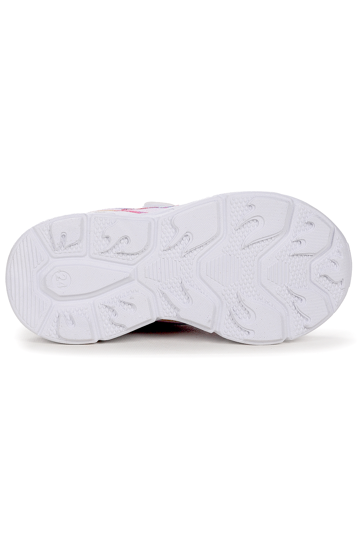 Teno Cırtlı Işıklı Kız Bebek Spor Ayakkabı Beyaz - Görsel 6