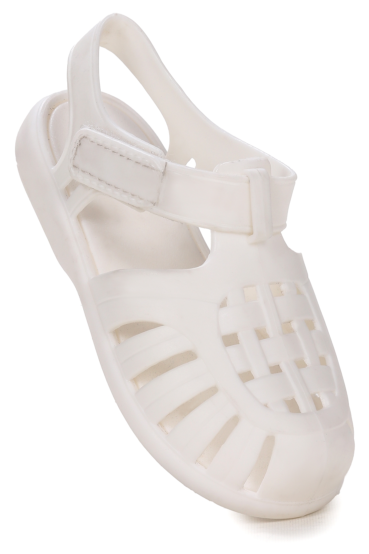 Fina Günlük Deniz Havuz Plaj Kız Çocuk Sandalet Ayakkabı Beyaz - Görsel 4