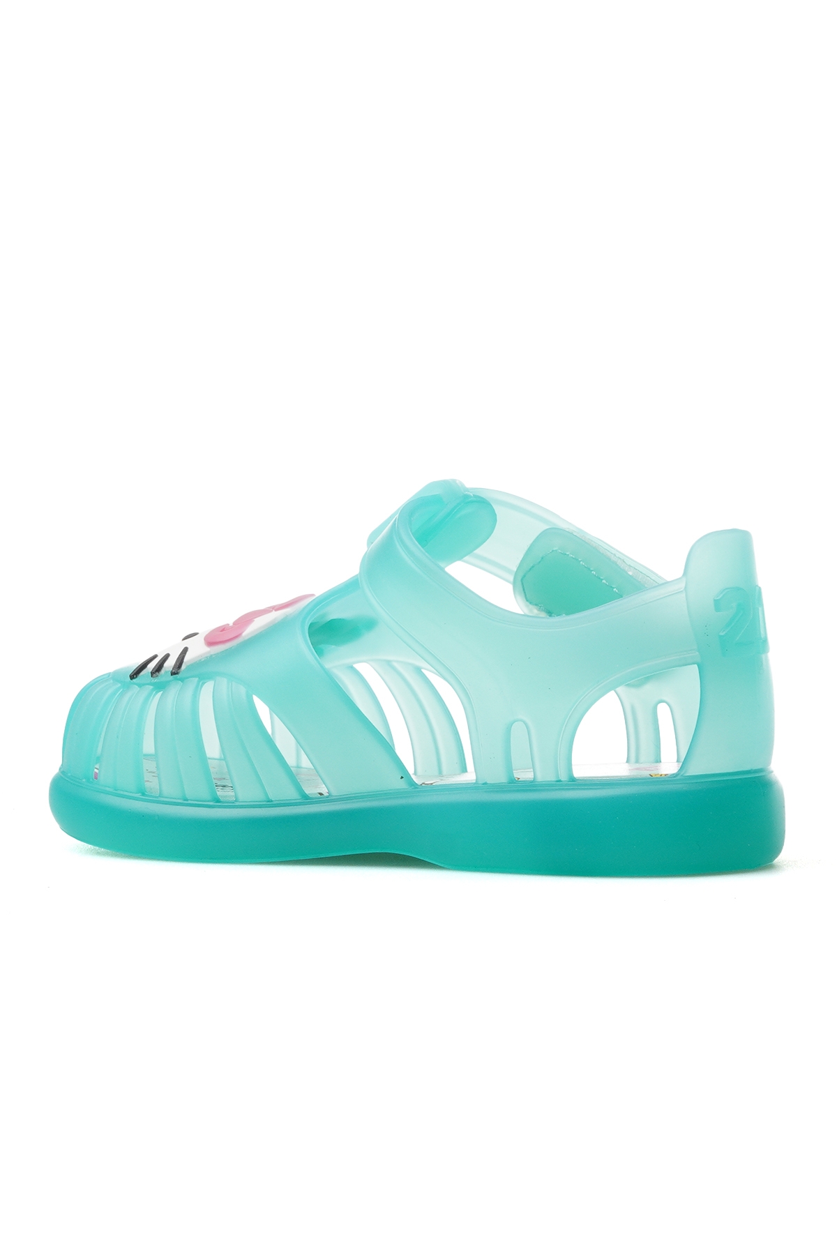 İgor Tobby V.kıtty Kız Çocuk Hello Kitty Kaymaz Taban Çocuk Günlük Sandalet (18-29) 24y S10268 Yeşil - Görsel 4