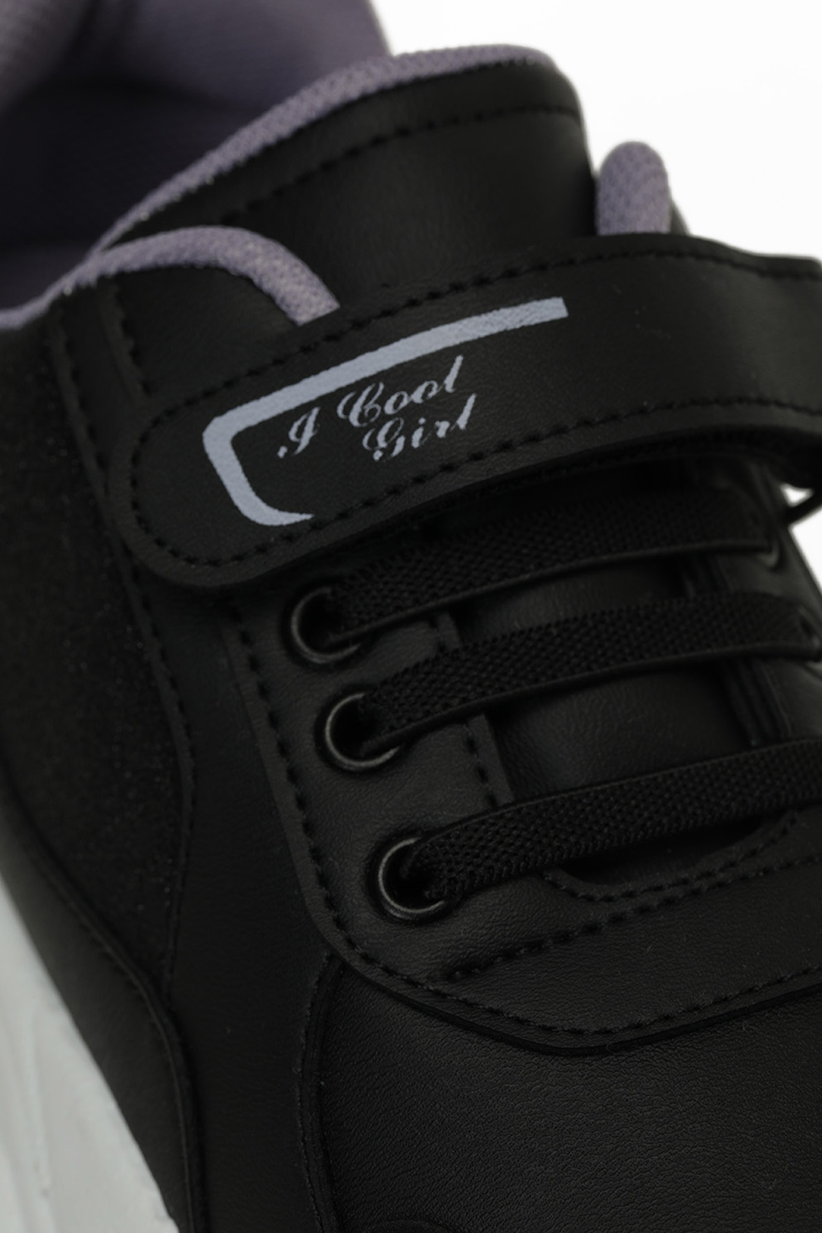 BELLI F 5PR Siyah Kız Çocuk Sneaker - Görsel 8