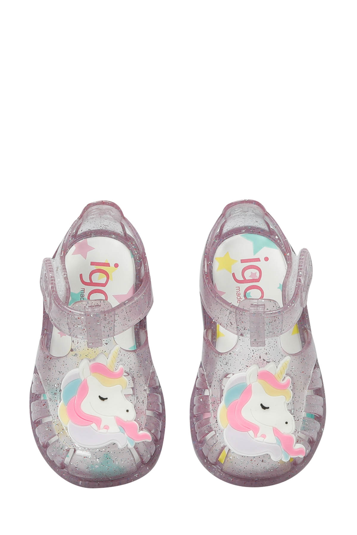 S10341 TOBBY UNICORNIO Gri Kız Çocuk Sandalet - Görsel 11