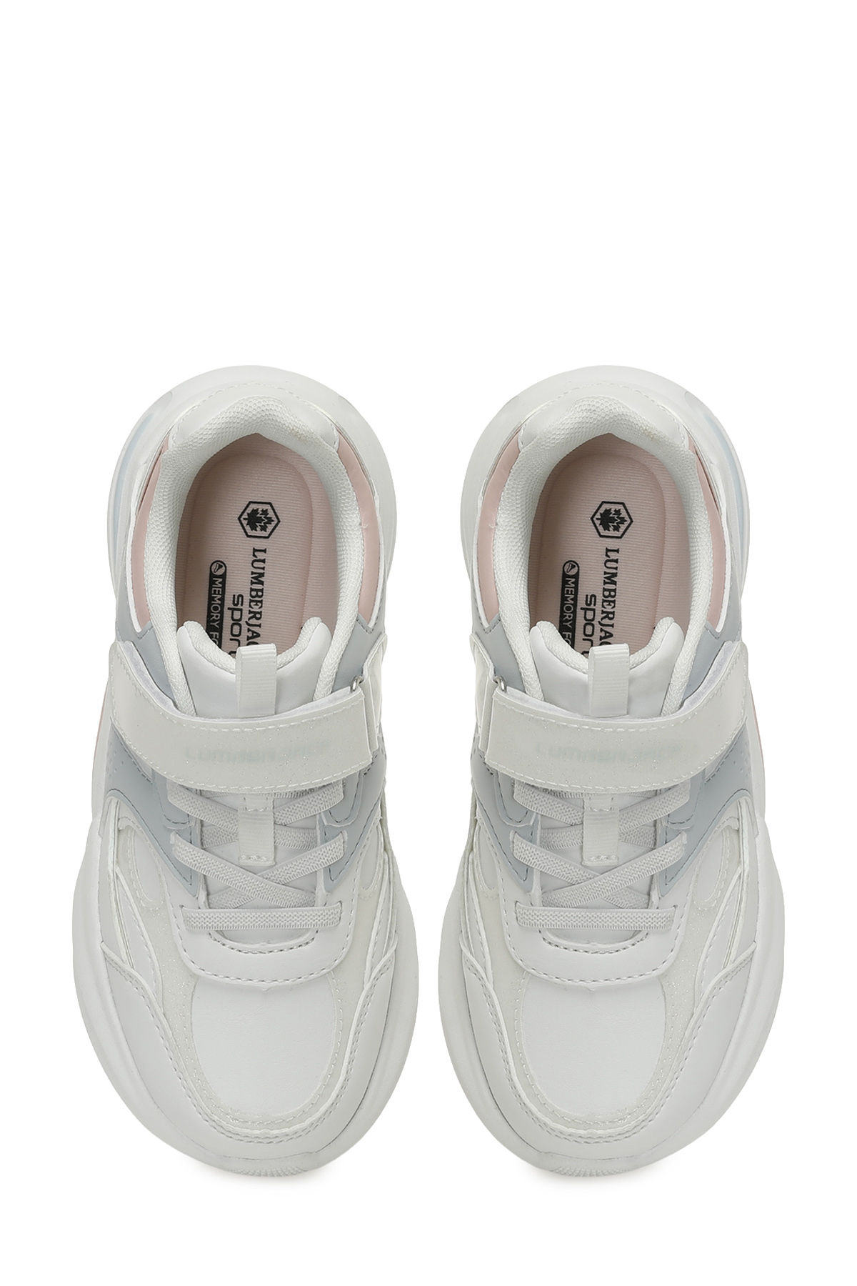 ROBEN 5PR Beyaz Kız Çocuk Spor Ayakkabı - Görsel 5