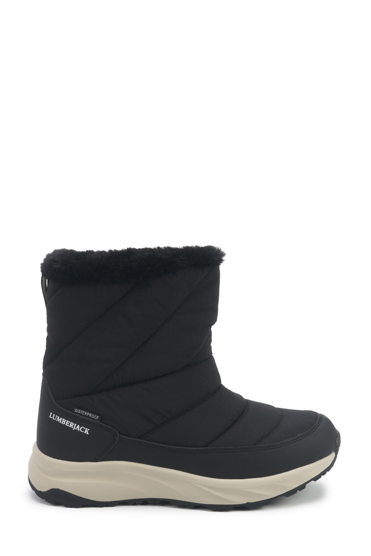 EVIZANDE 5PR Siyah Kadın Kürklü Bot - Görsel 2