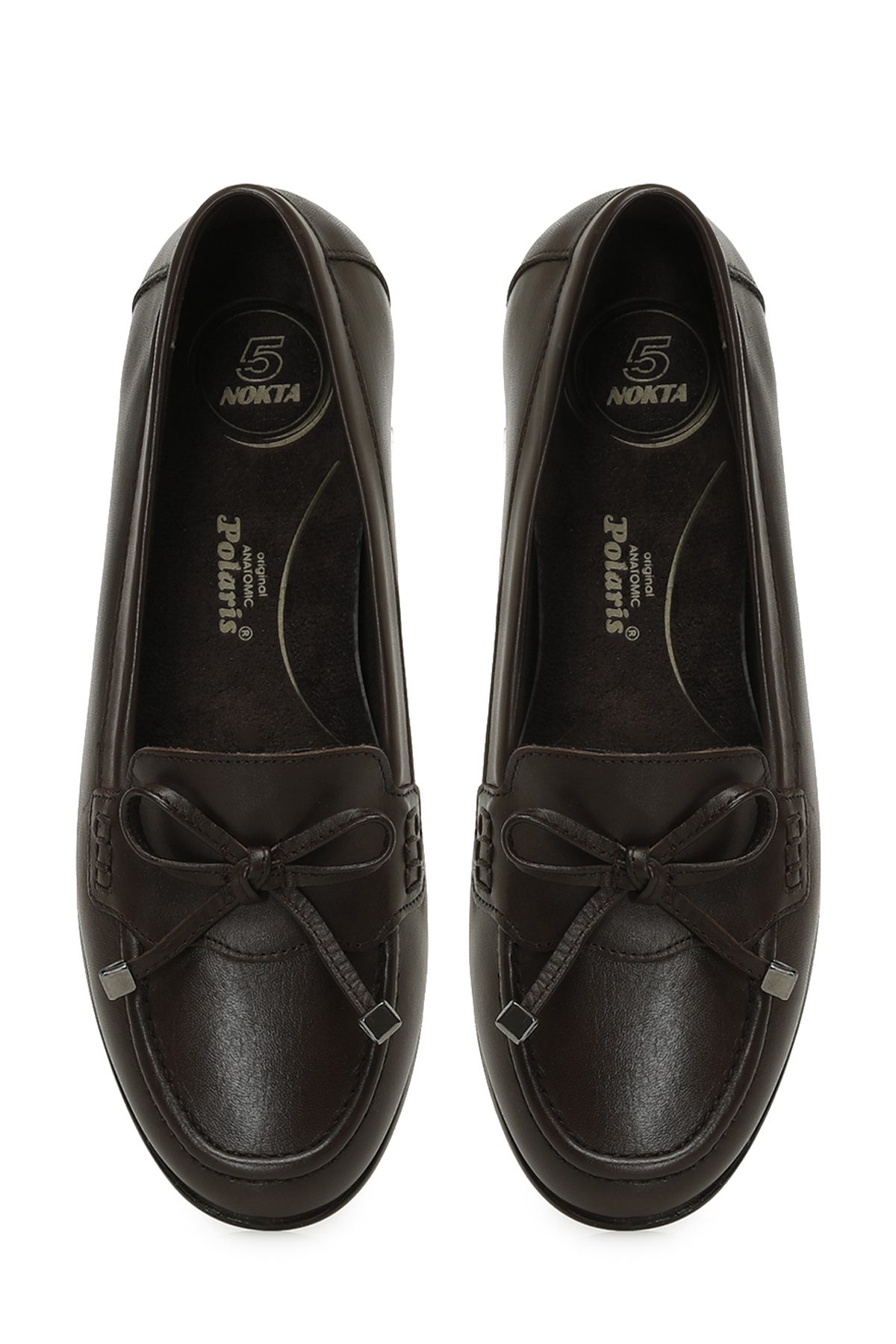 105615.Z5PR Kahverengi Kadın Loafer - Görsel 5