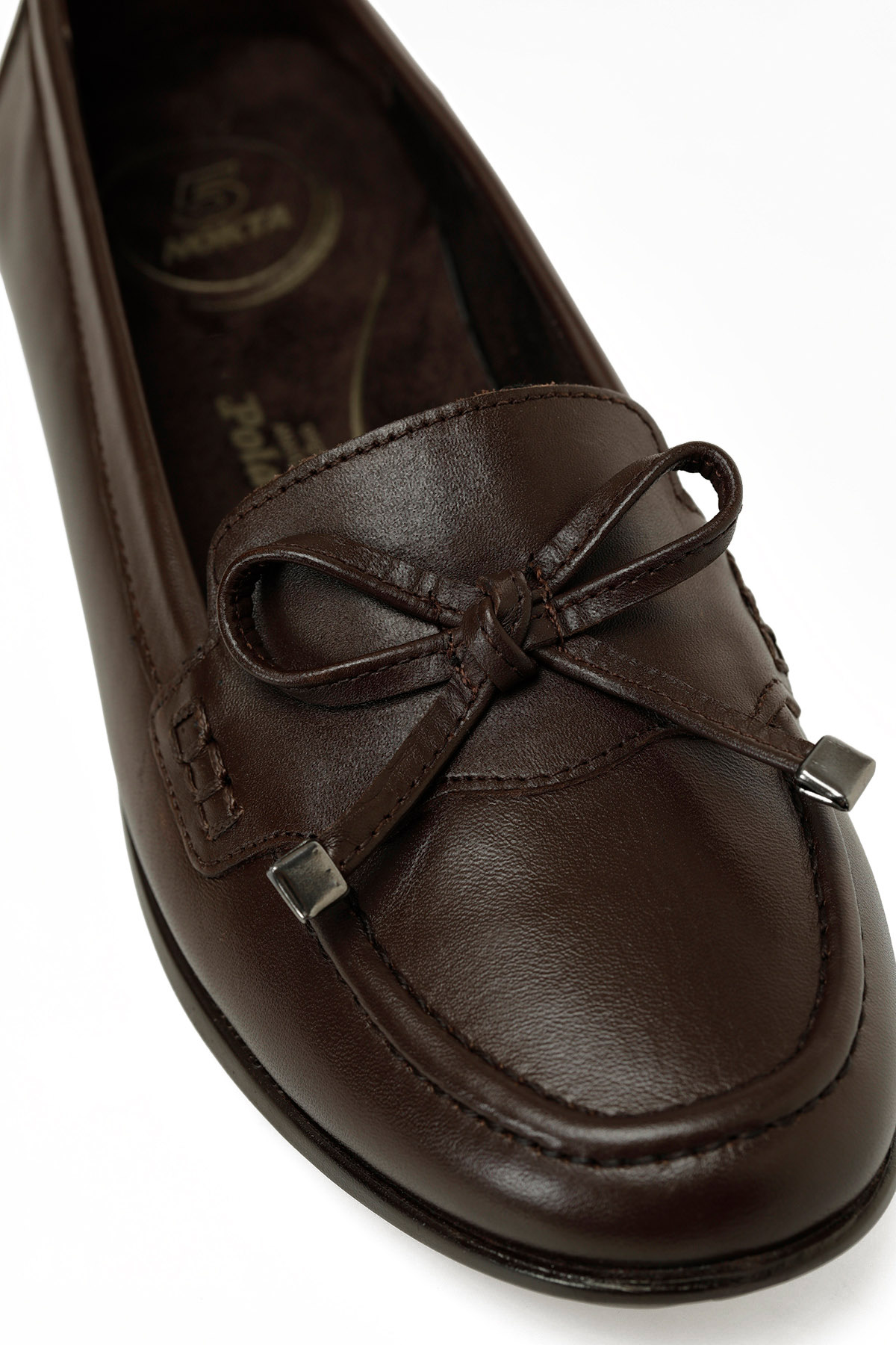 105615.Z5PR Kahverengi Kadın Loafer - Görsel 8