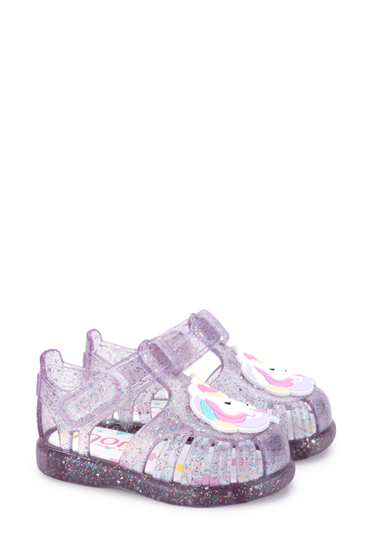 S10341 TOBBY UNICORNIO Gri Kız Çocuk Sandalet - Görsel 6