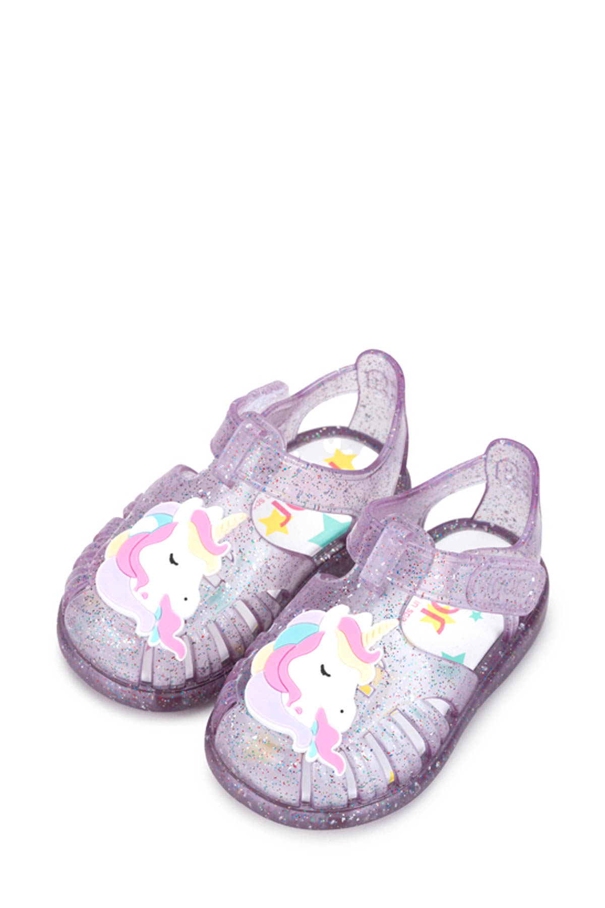 S10341 TOBBY UNICORNIO Gri Kız Çocuk Sandalet - Görsel 7