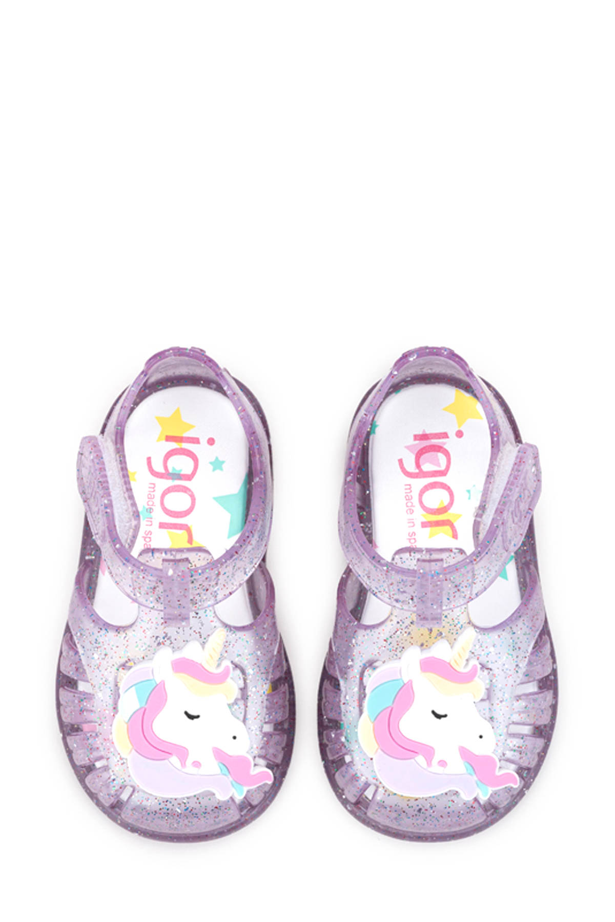 S10341 TOBBY UNICORNIO Gri Kız Çocuk Sandalet - Görsel 8