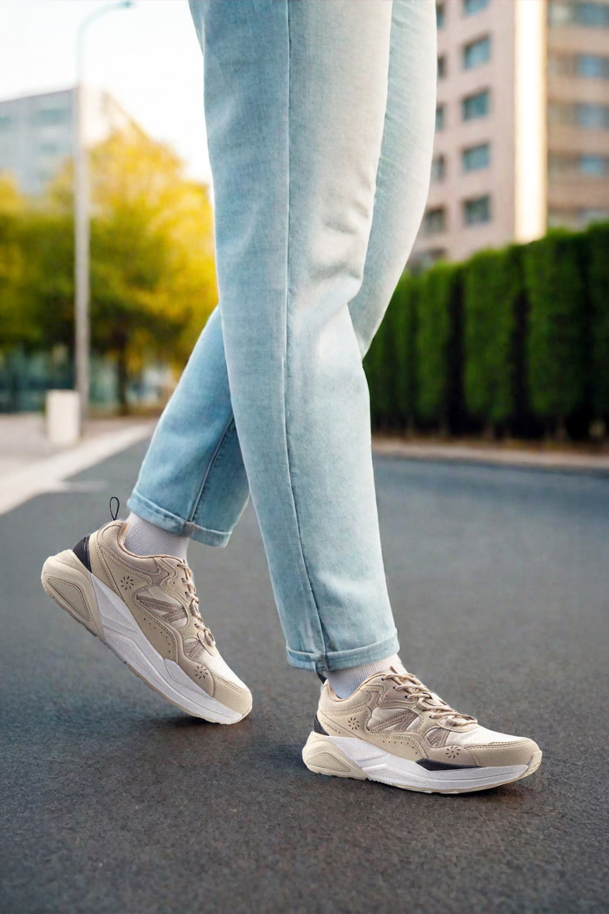 ASIN 5FX Bej Kadın Sneaker Fiyatları | Flo