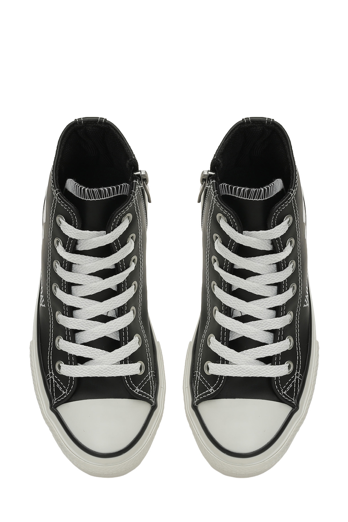 PAMA.F5PR Siyah Kız Çocuk High Sneaker - Görsel 5