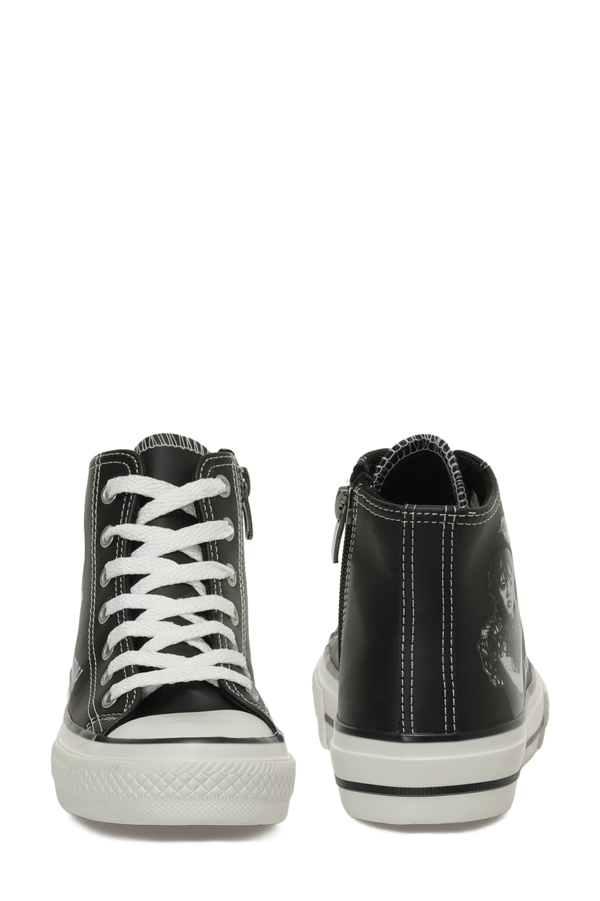 PAMA.F5PR Siyah Kız Çocuk High Sneaker - Görsel 6