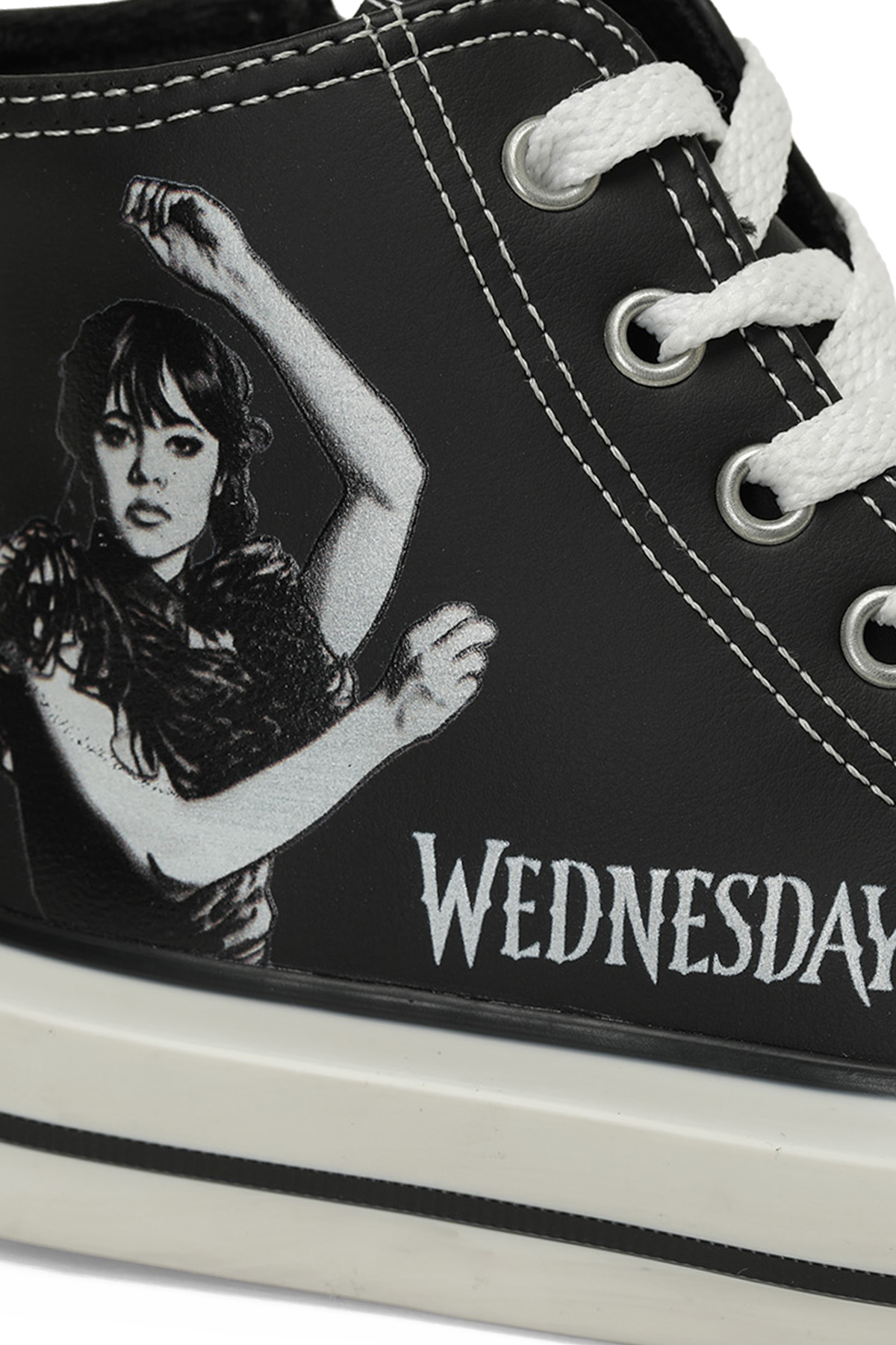 PAMA.F5PR Siyah Kız Çocuk High Sneaker - Görsel 8