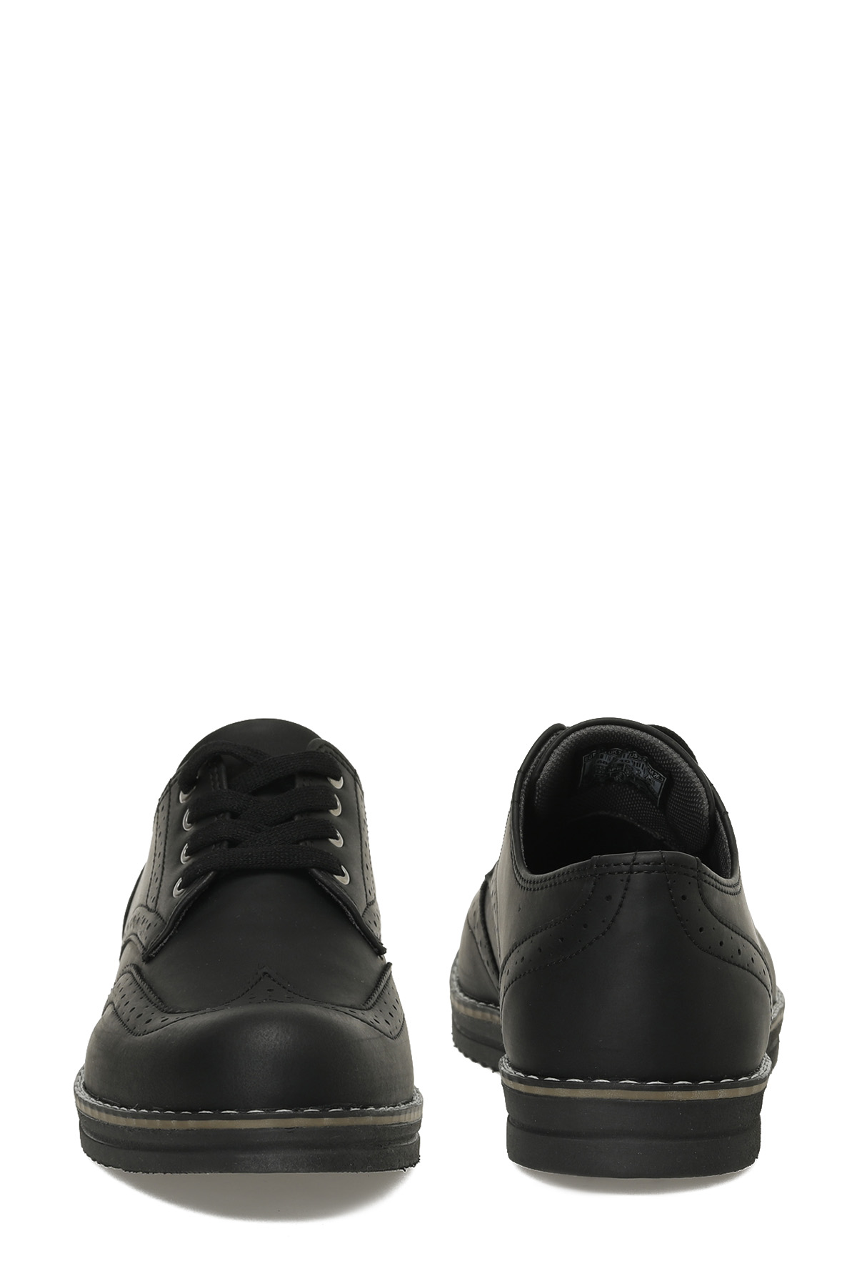 353617.M P 5PR Siyah Erkek Klasik Ayakkabı - Görsel 7