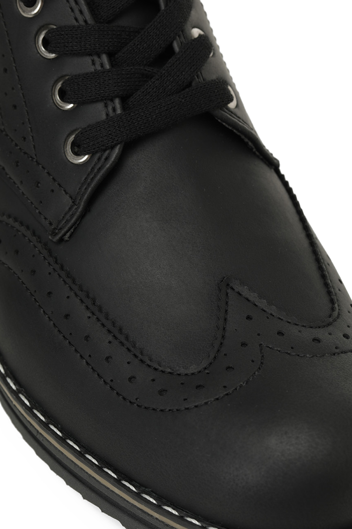 353617.M P 5PR Siyah Erkek Klasik Ayakkabı - Görsel 9