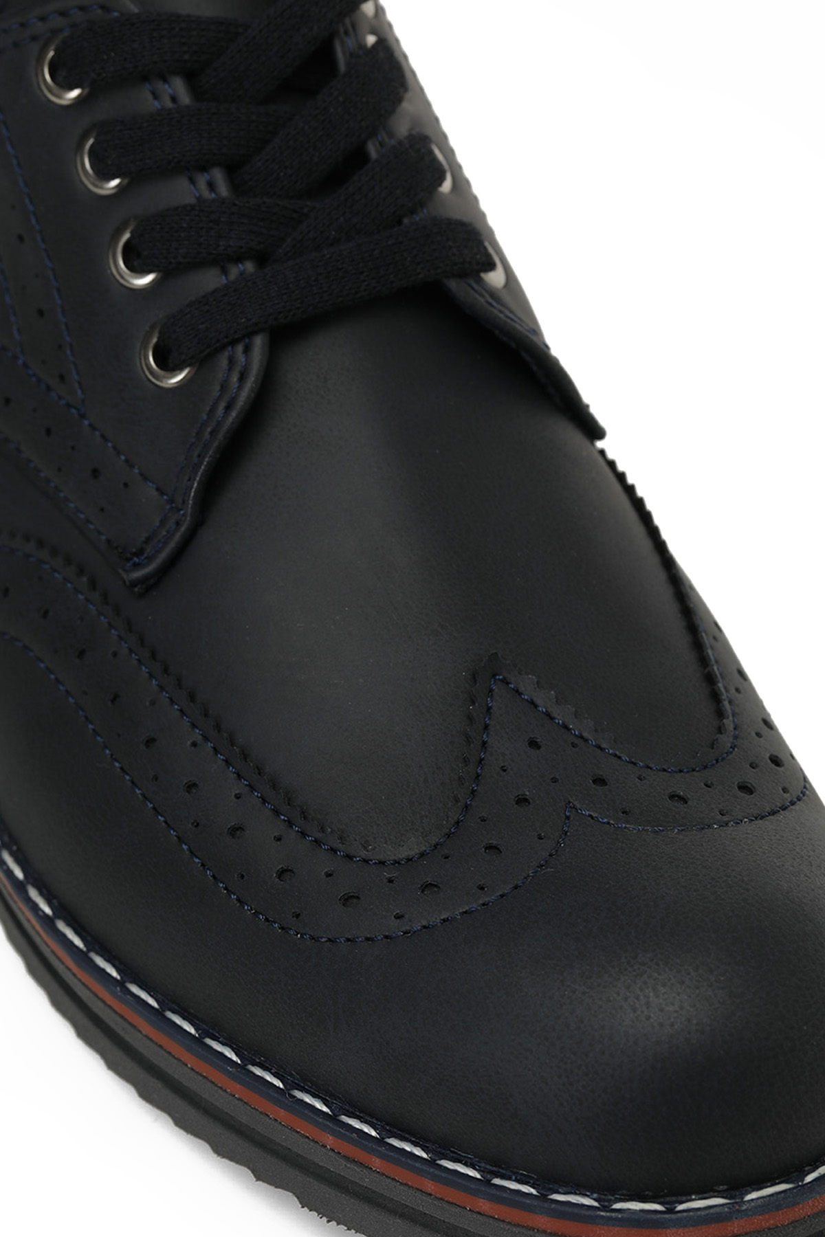 353617.M P 5PR Lacivert Erkek Klasik Ayakkabı - Görsel 10
