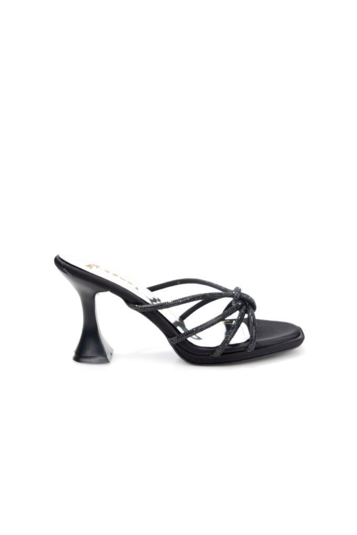 Tamer 03152 8,5 Topuklu Kadın Abiye Taşlı Terlik - Görsel 2