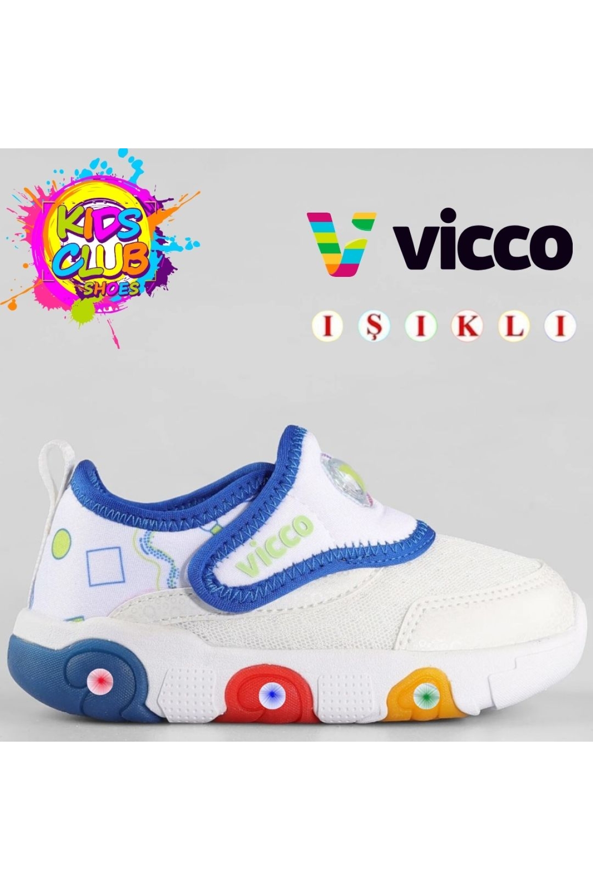 Sort Işıklı Ortopedik Çocuk Spor Ayakkabı - Görsel 4