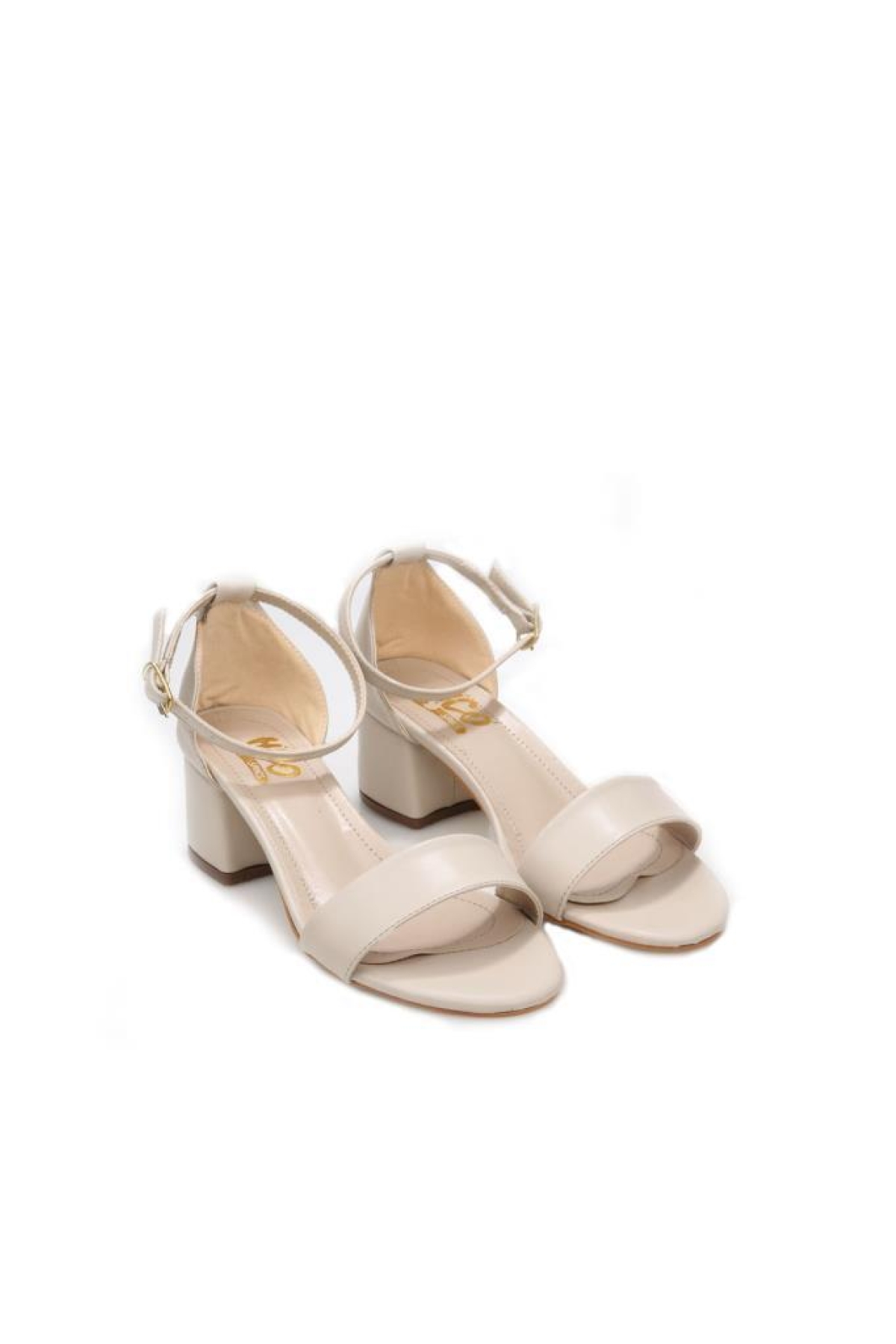 Hco 03240 5 Cm Topuklu Tek Bant Kadın Sandalet Ayakkabı - Görsel 3