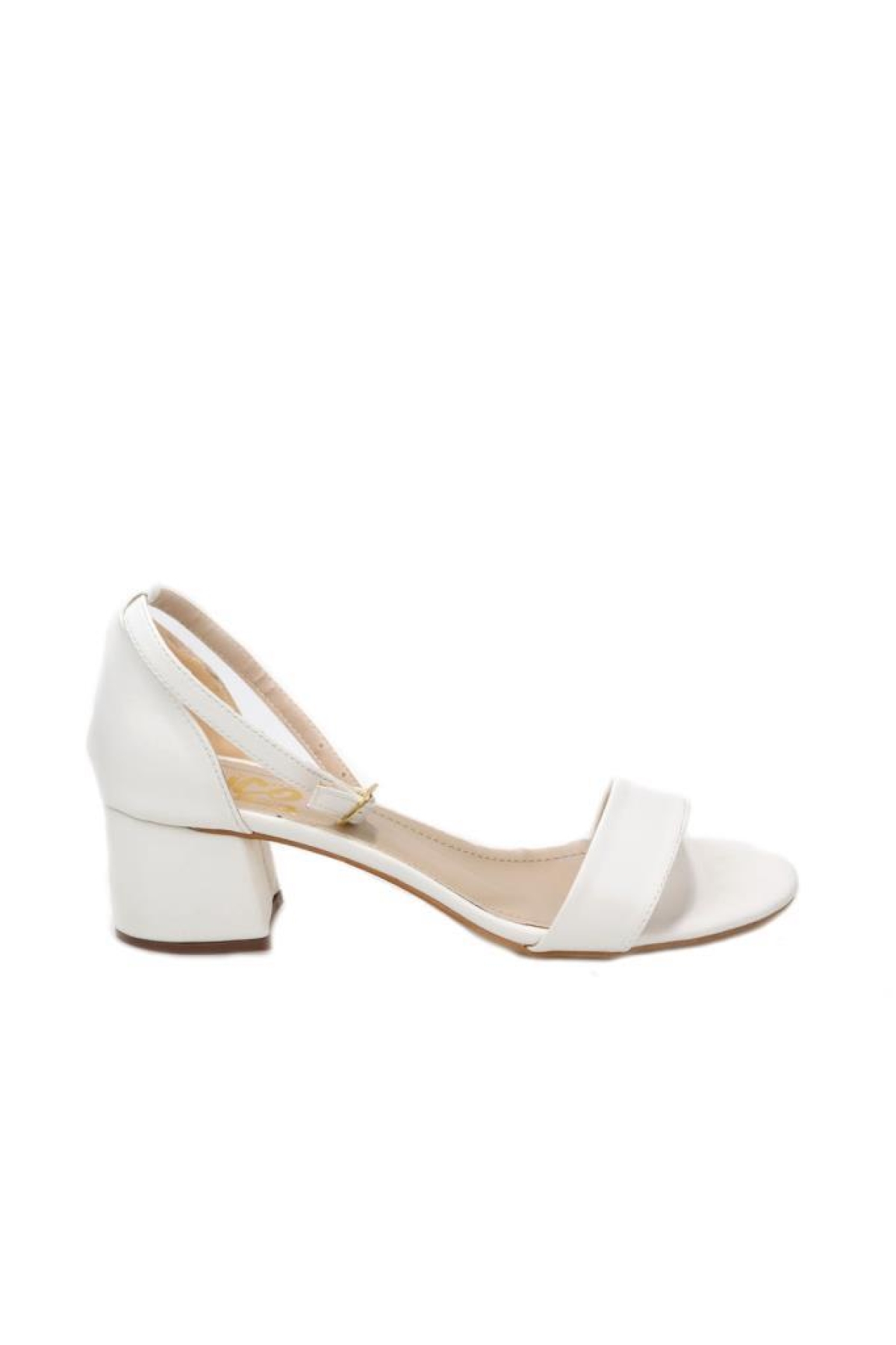 Hco 03240 5 Cm Topuklu Tek Bant Kadın Sandalet Ayakkabı - Görsel 2