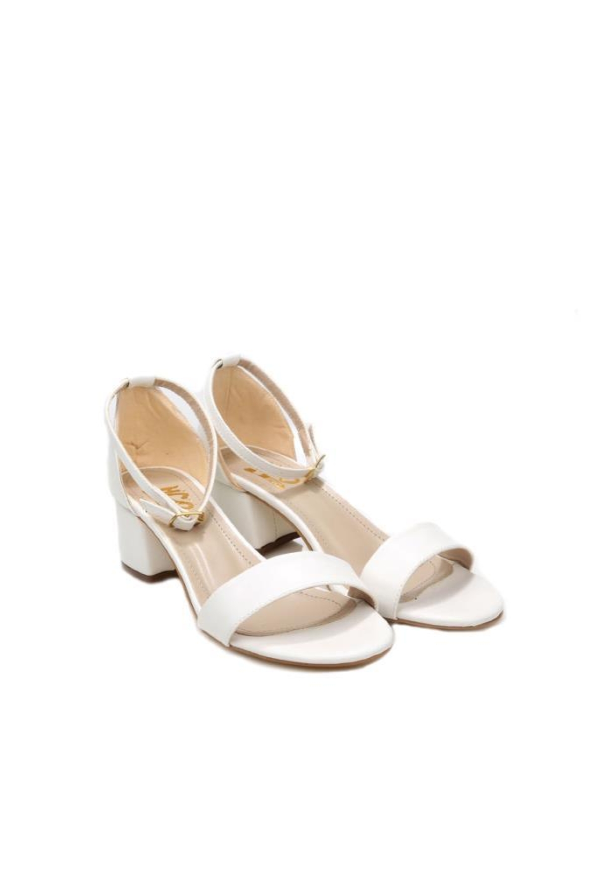 Hco 03240 5 Cm Topuklu Tek Bant Kadın Sandalet Ayakkabı - Görsel 3