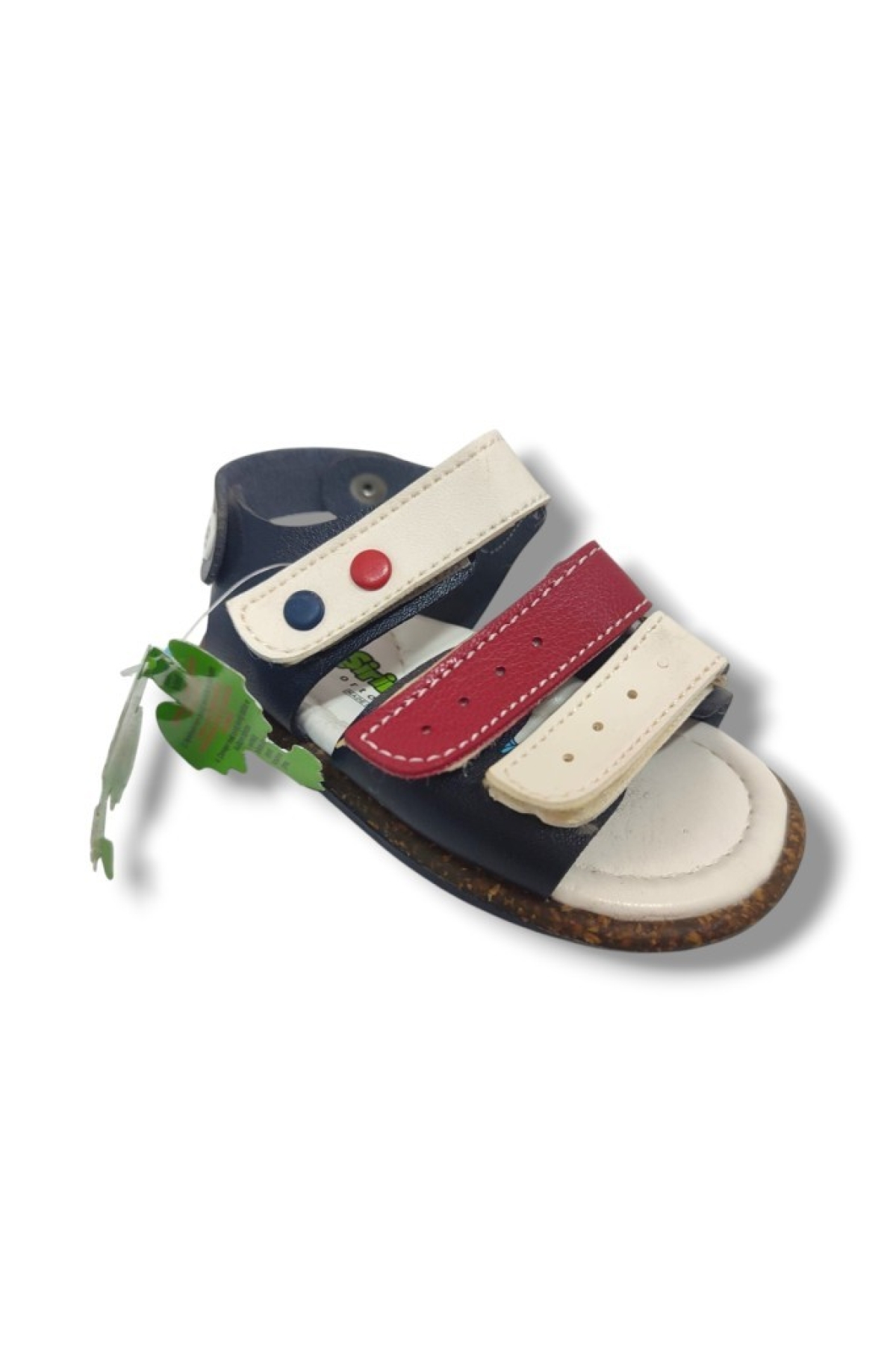 Şiringenç 1623-20 Anatomik 3 Cırt Bant Erkek Çocuk Sandalet Lacivert Beyaz 18-20 - Görsel 2