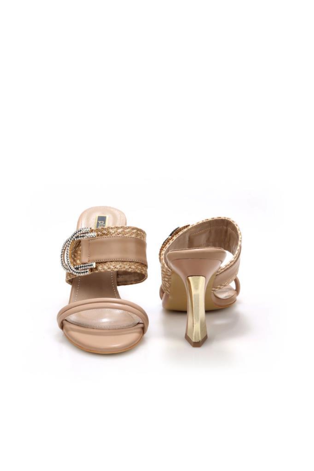 Pisagor Ps-32770 Kadın Topuklu Terlik - Görsel 5