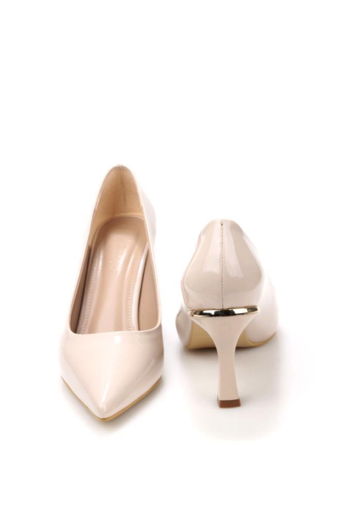 Pisagor Ps-32790 7,5 Cm Topuklu Kadın Stiletto Ayakkabı - Görsel 5