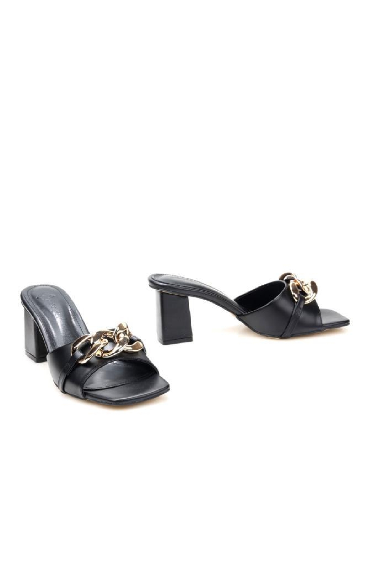 Pisagor Ps-32460 6 Cm Topuklu Kadın Terlik - Görsel 5