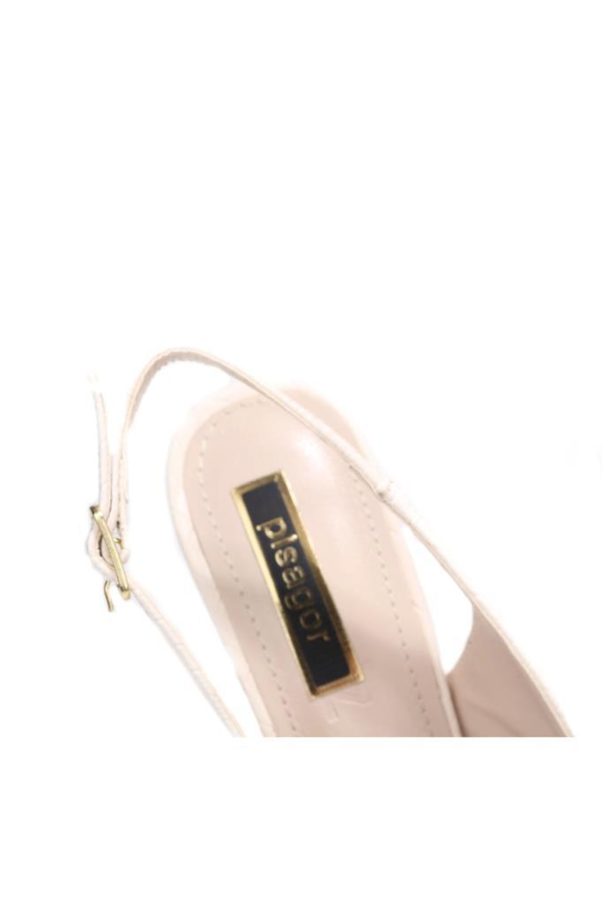 Pisagor Ps-32650 8,5 Cm Topuklu Kadın Arkası Açık Stiletto Ayakkabı - Görsel 6