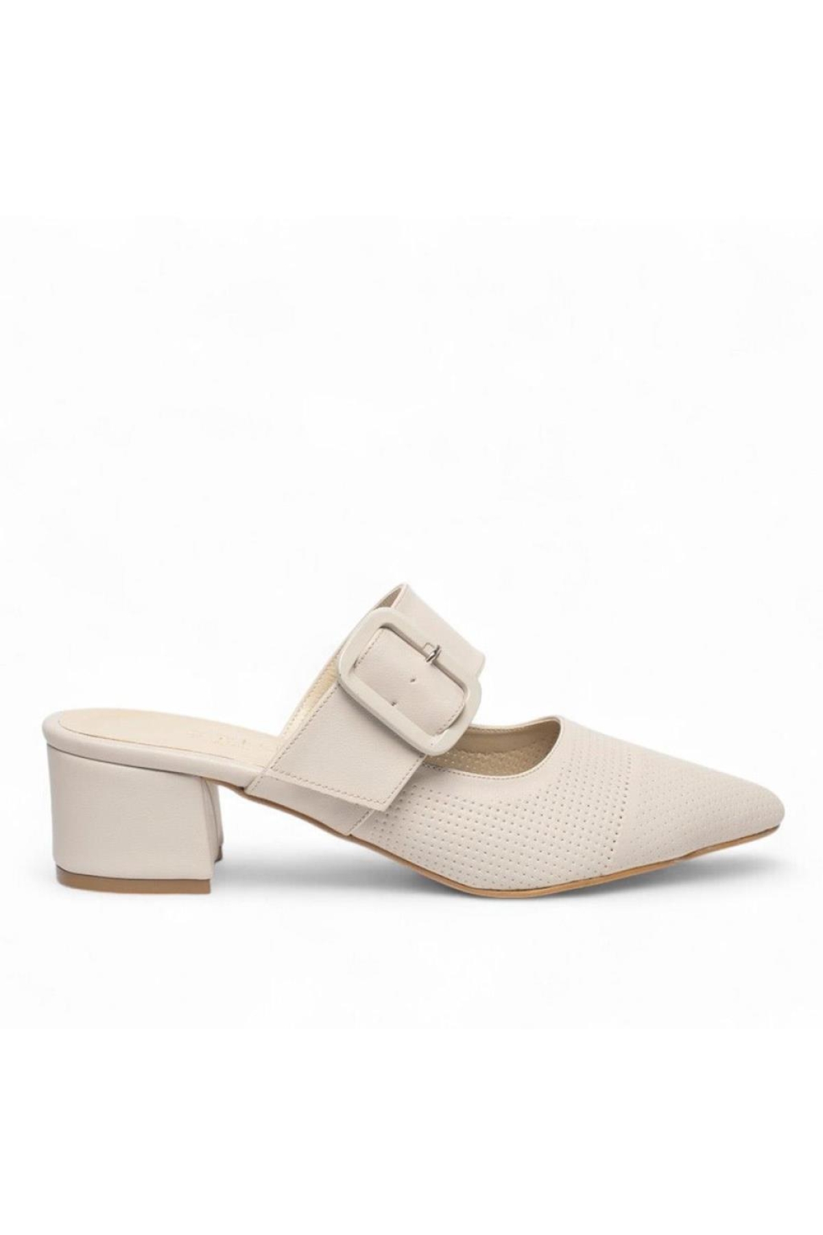 Pisagor Ps-32660 4 Cm Topuklu Kadın Terlik - Görsel 3