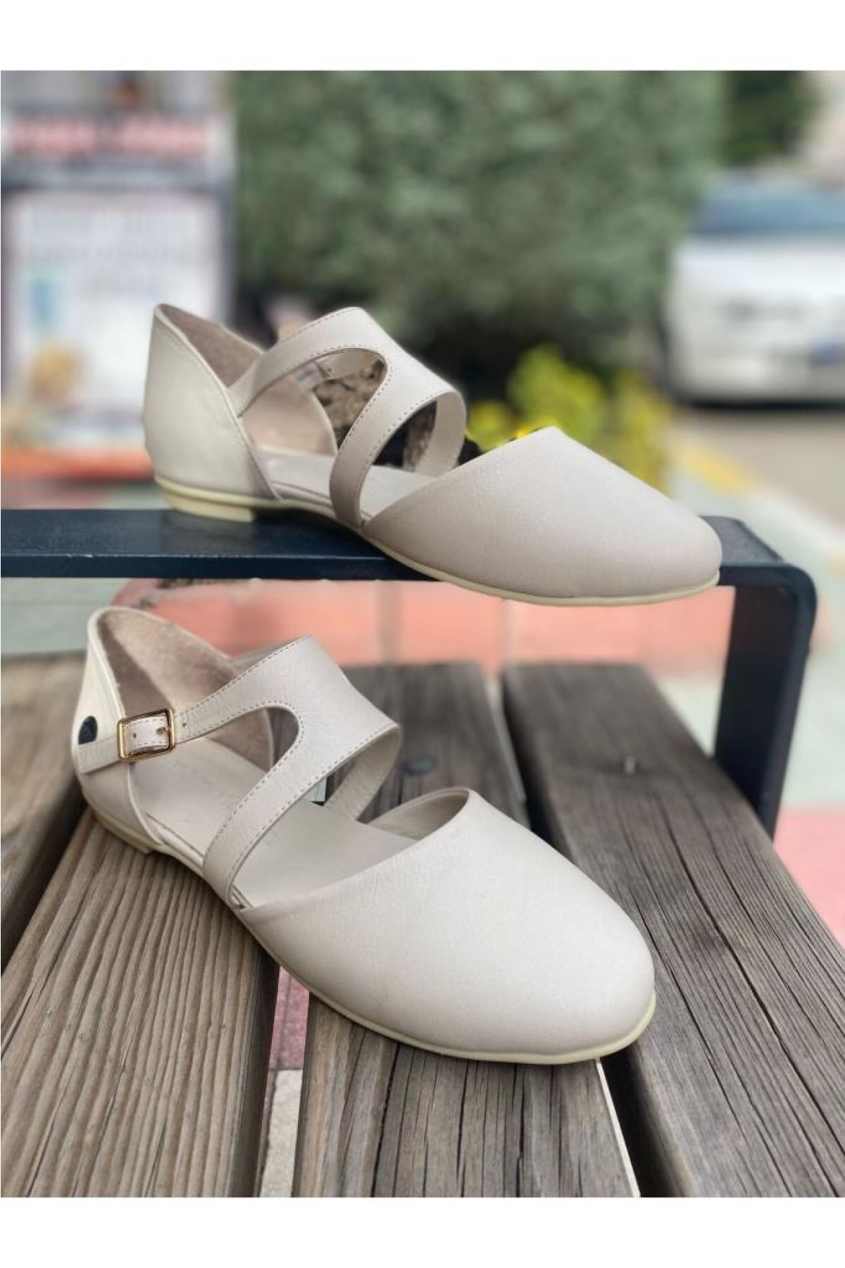 Kadın Hakiki Deri Günlük Babet 25y D25ya-885 Z - Görsel 3