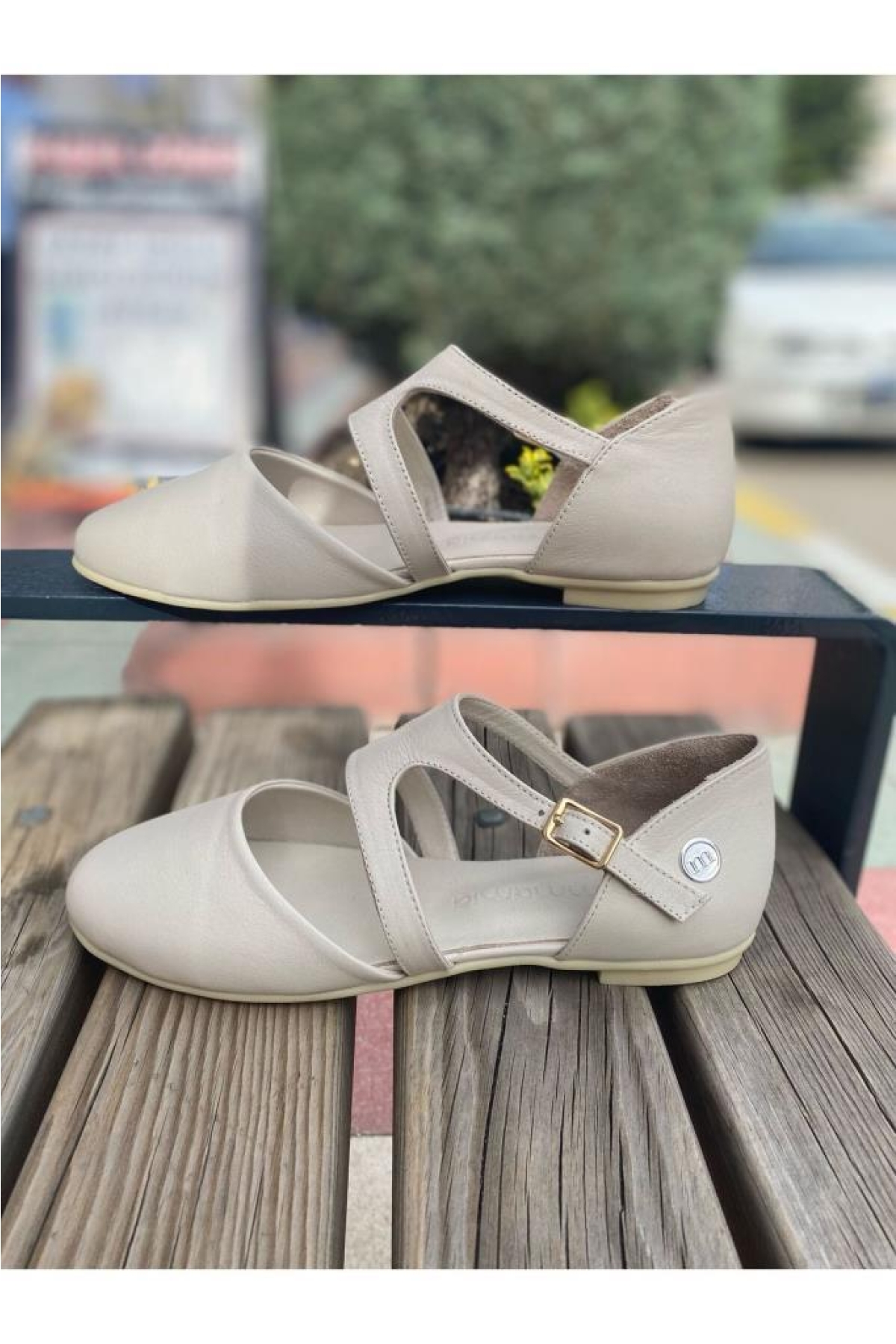 Kadın Hakiki Deri Günlük Babet 25y D25ya-885 Z - Görsel 4