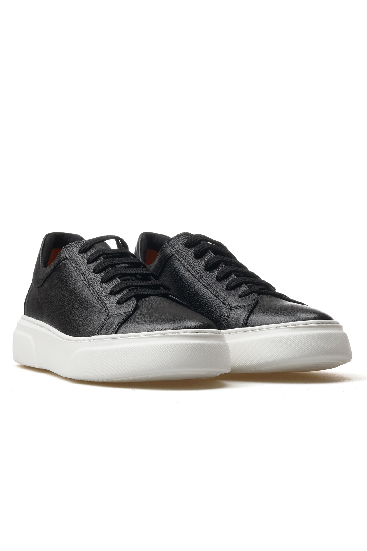 Erkek Hakiki Deri Casual Ayakkabı 25y Ykm-23651 M Siyah - Görsel 6